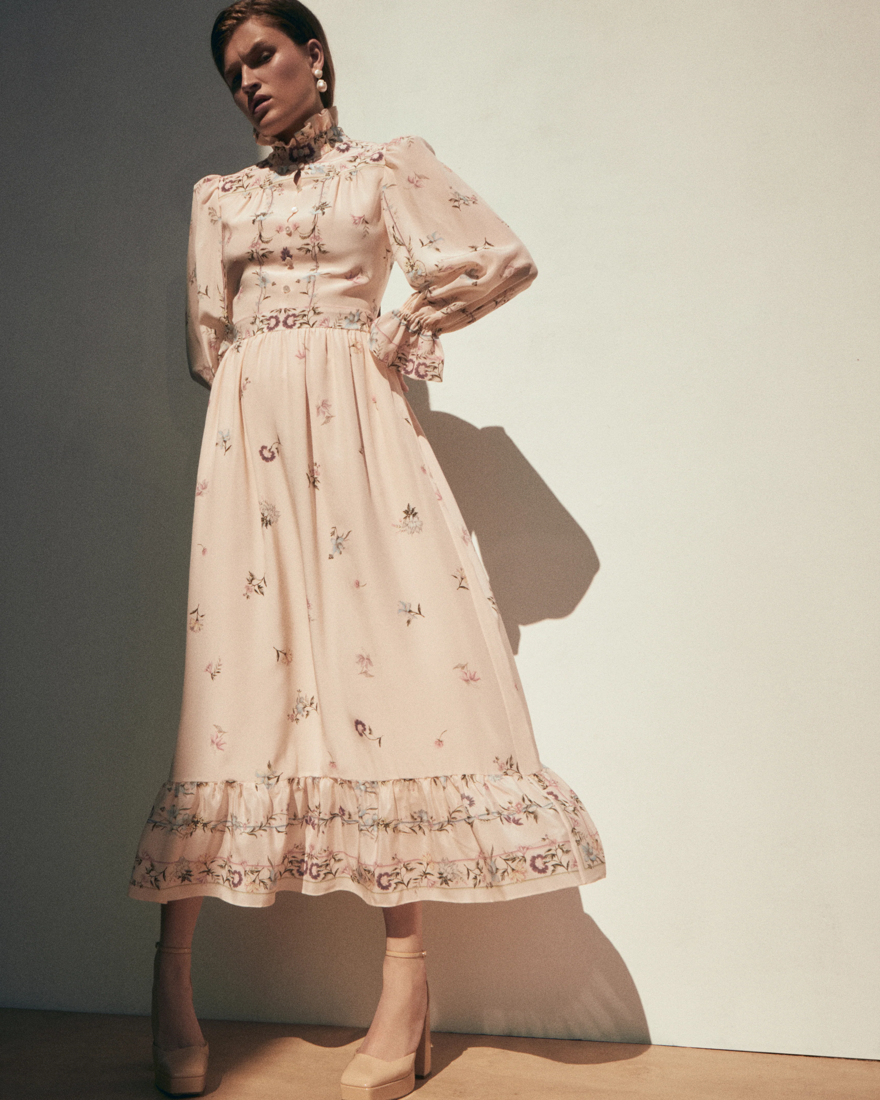 Alina Dress - Cream - Image 3