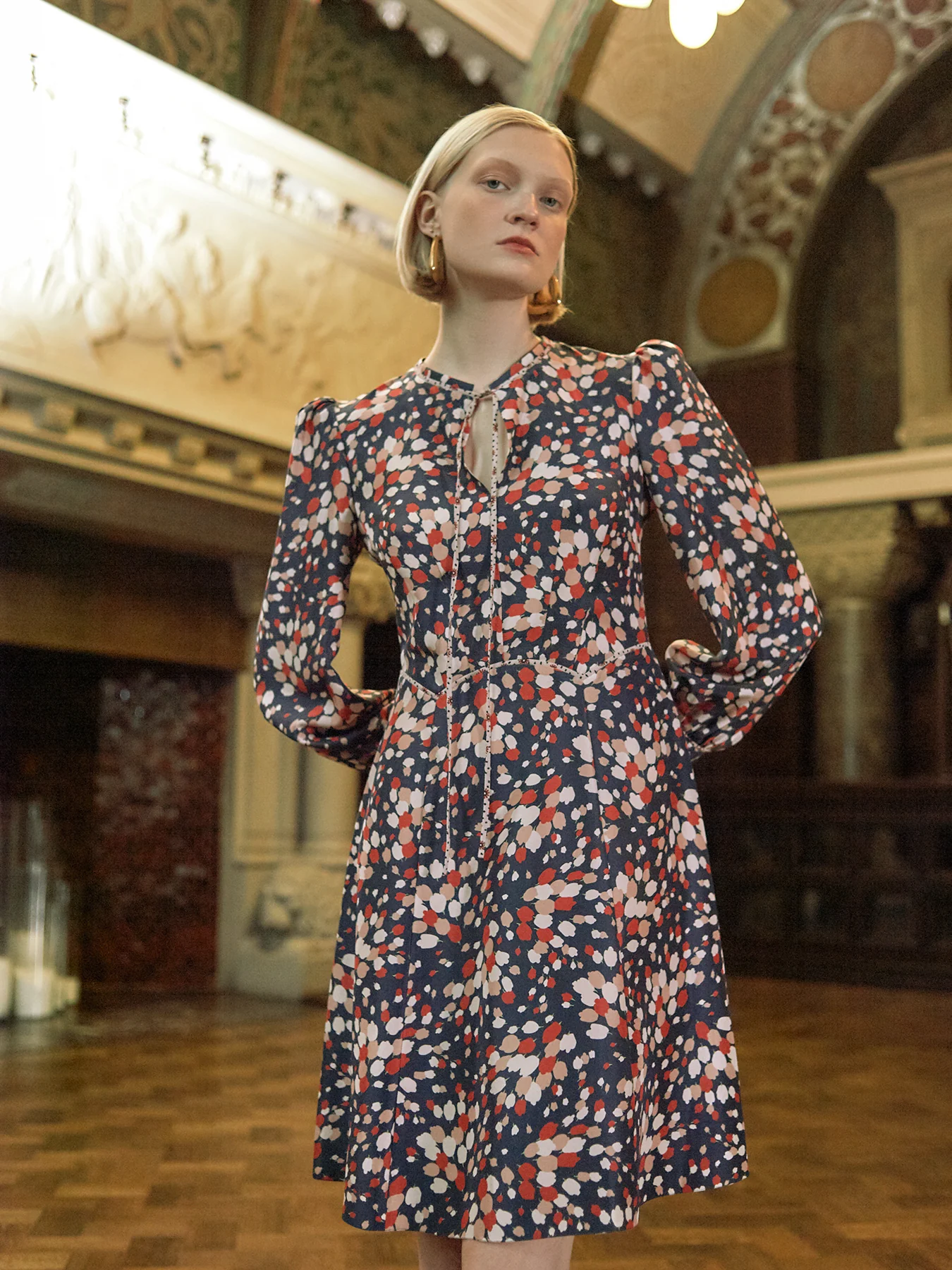 Ana Silk Dress - Image 2