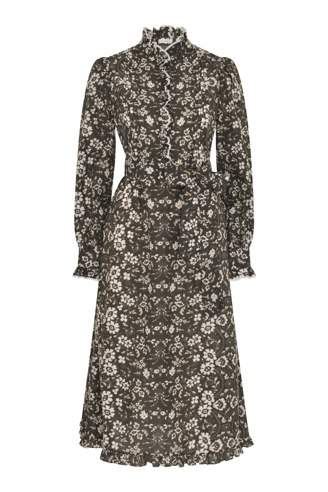 Blossom Cotton Silk Dress - Image 3