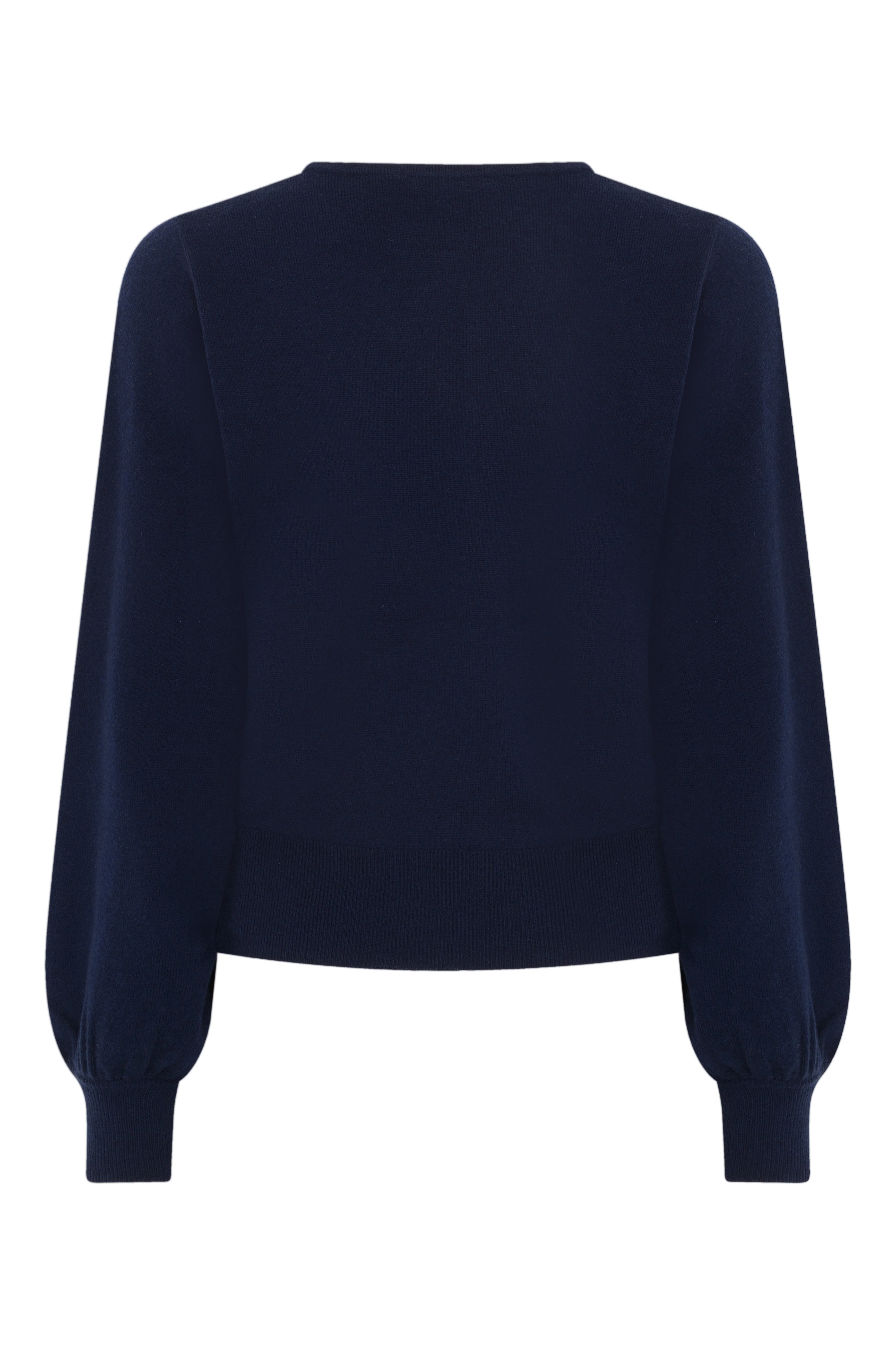 Diana Cashmere Wool Jumper - Navy - Image 4