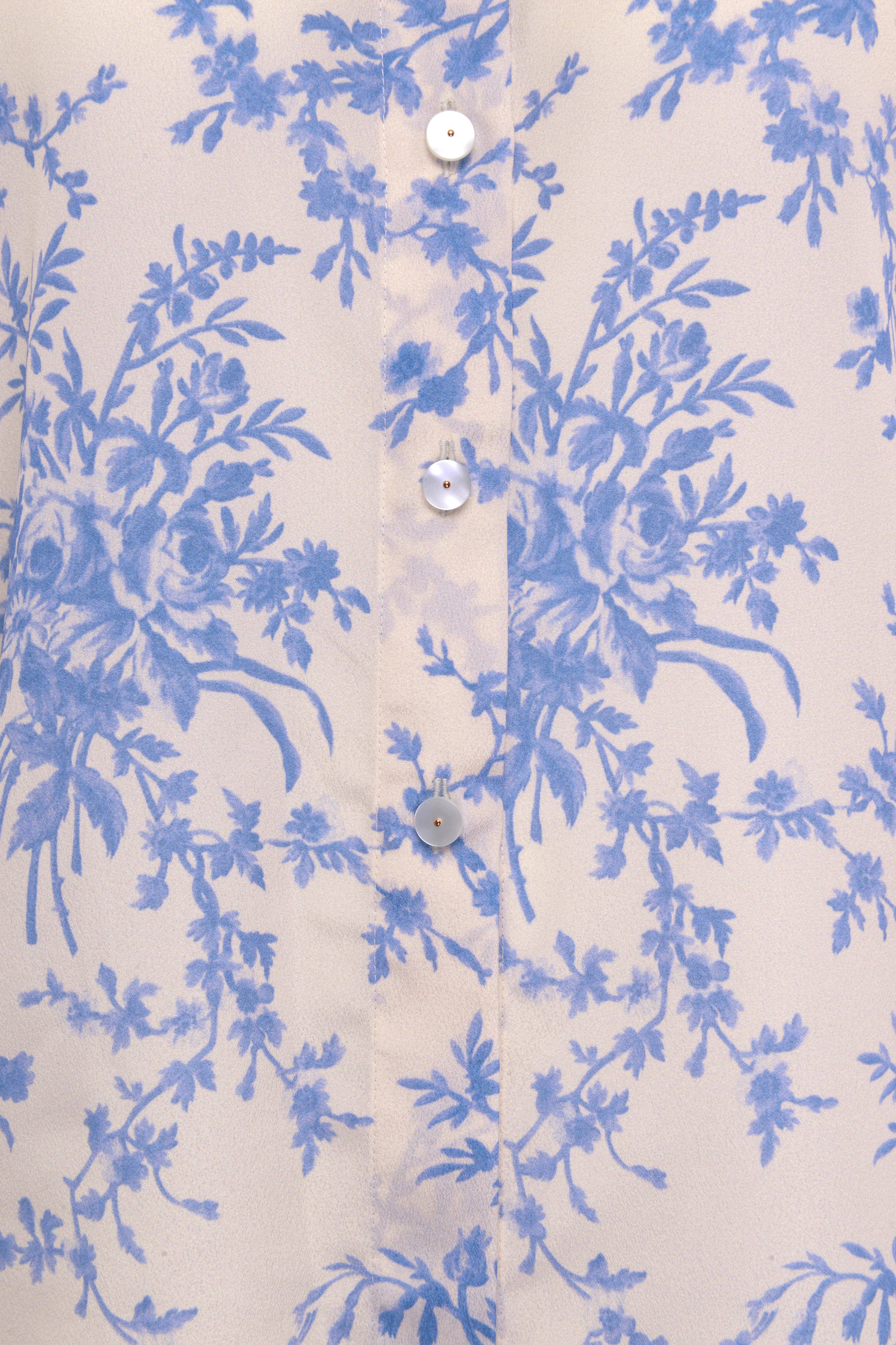 Liza Silk Blouse - Versaille - Image 5