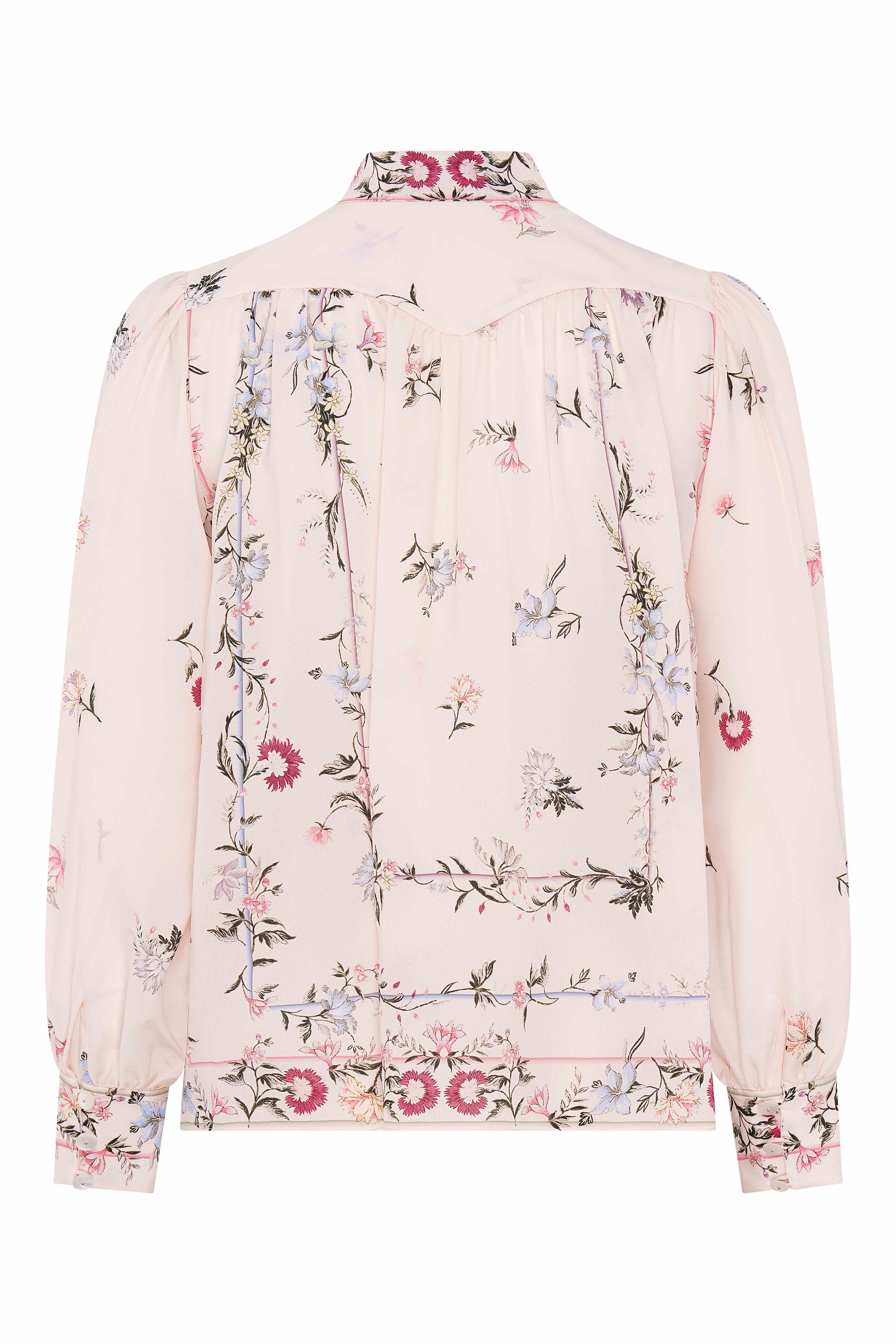 Liza Silk Blouse - Cream - Image 3