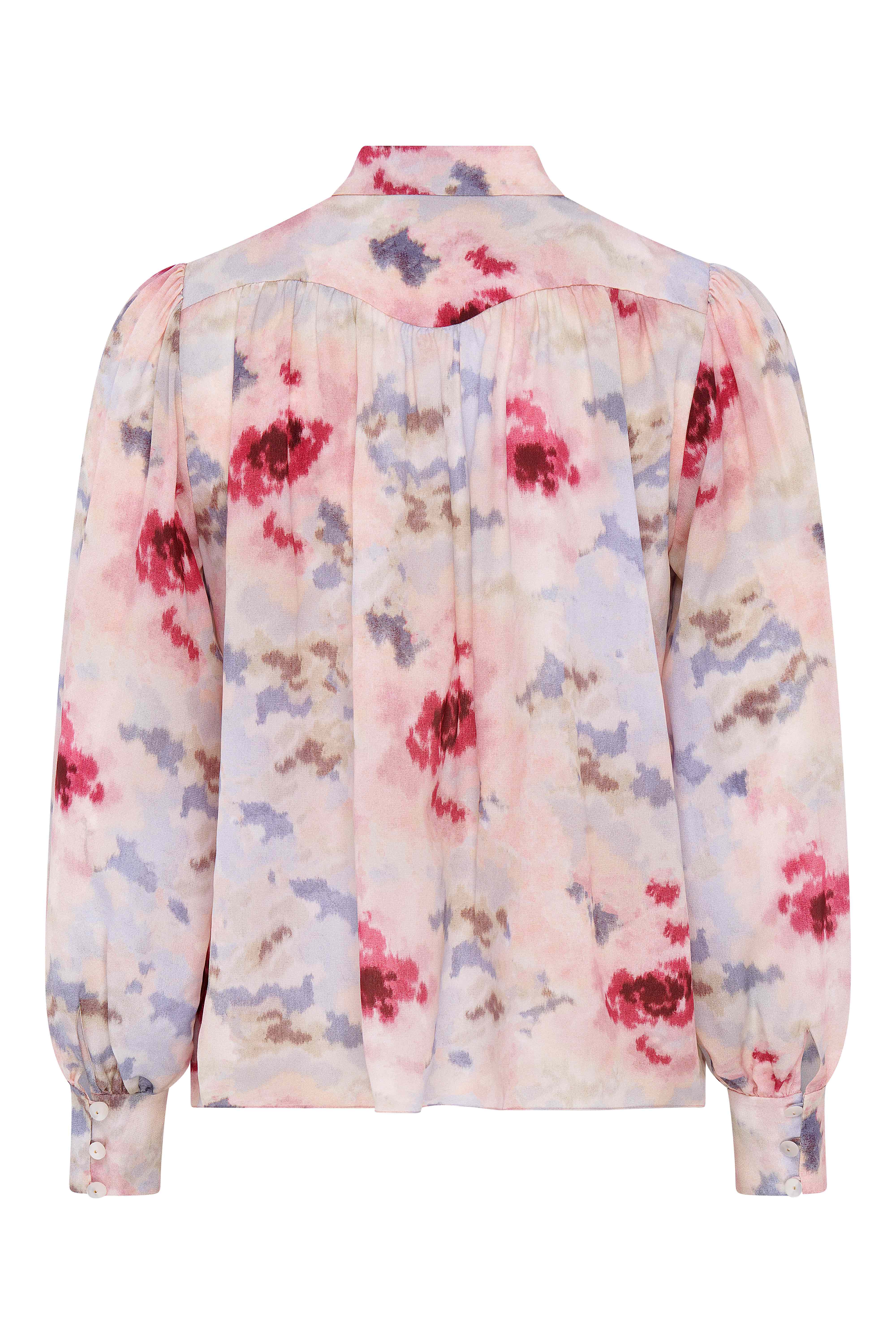 Liza Silk Blouse - Cloud - Image 3