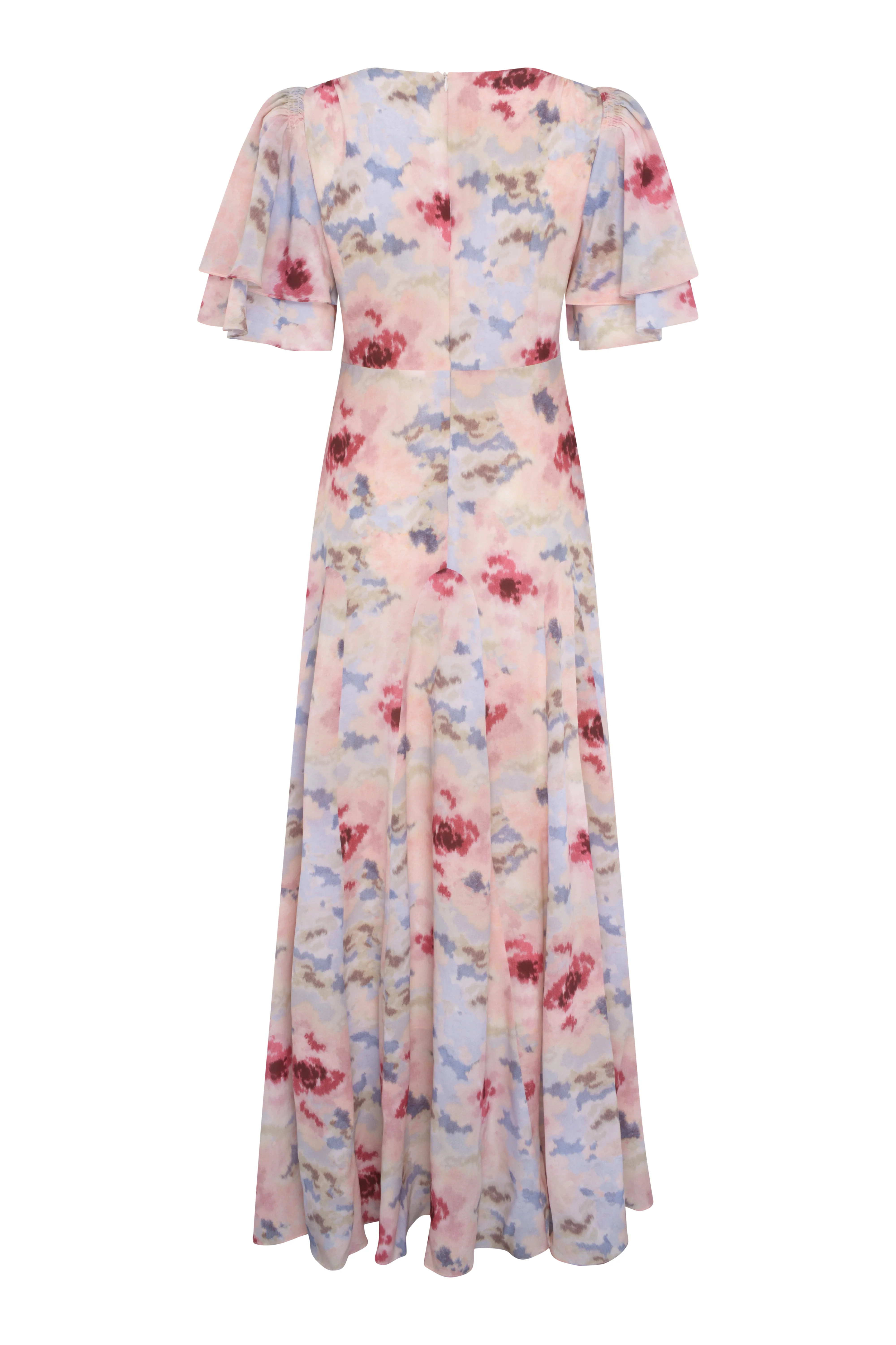Natalia Silk Dress - Cloud - Image 3