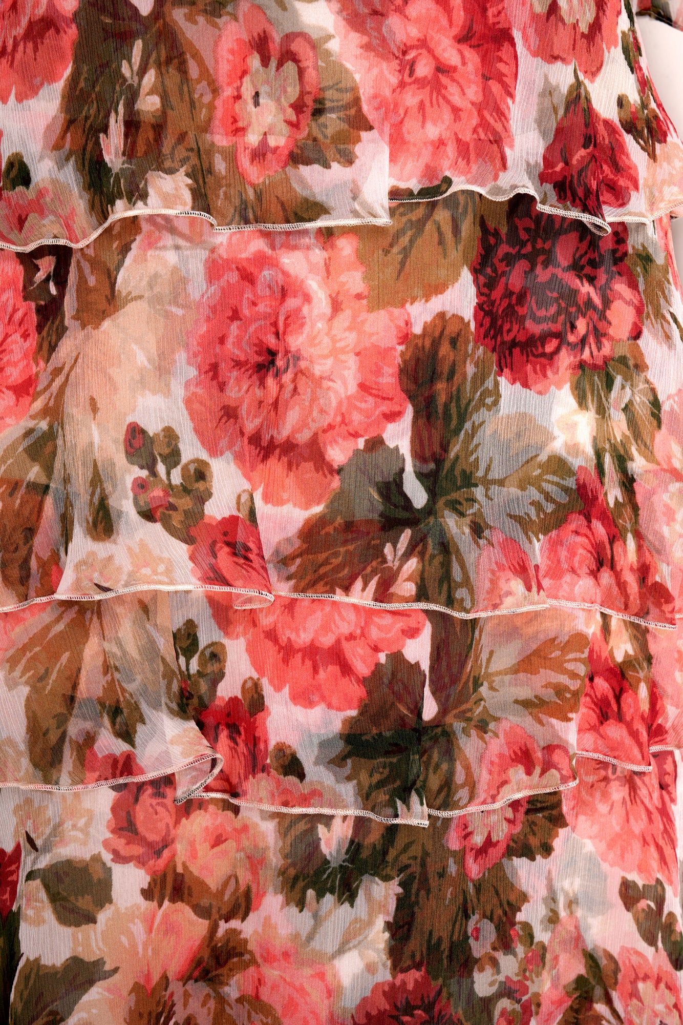 Ester Silk Dress - Red Peony - Image 3