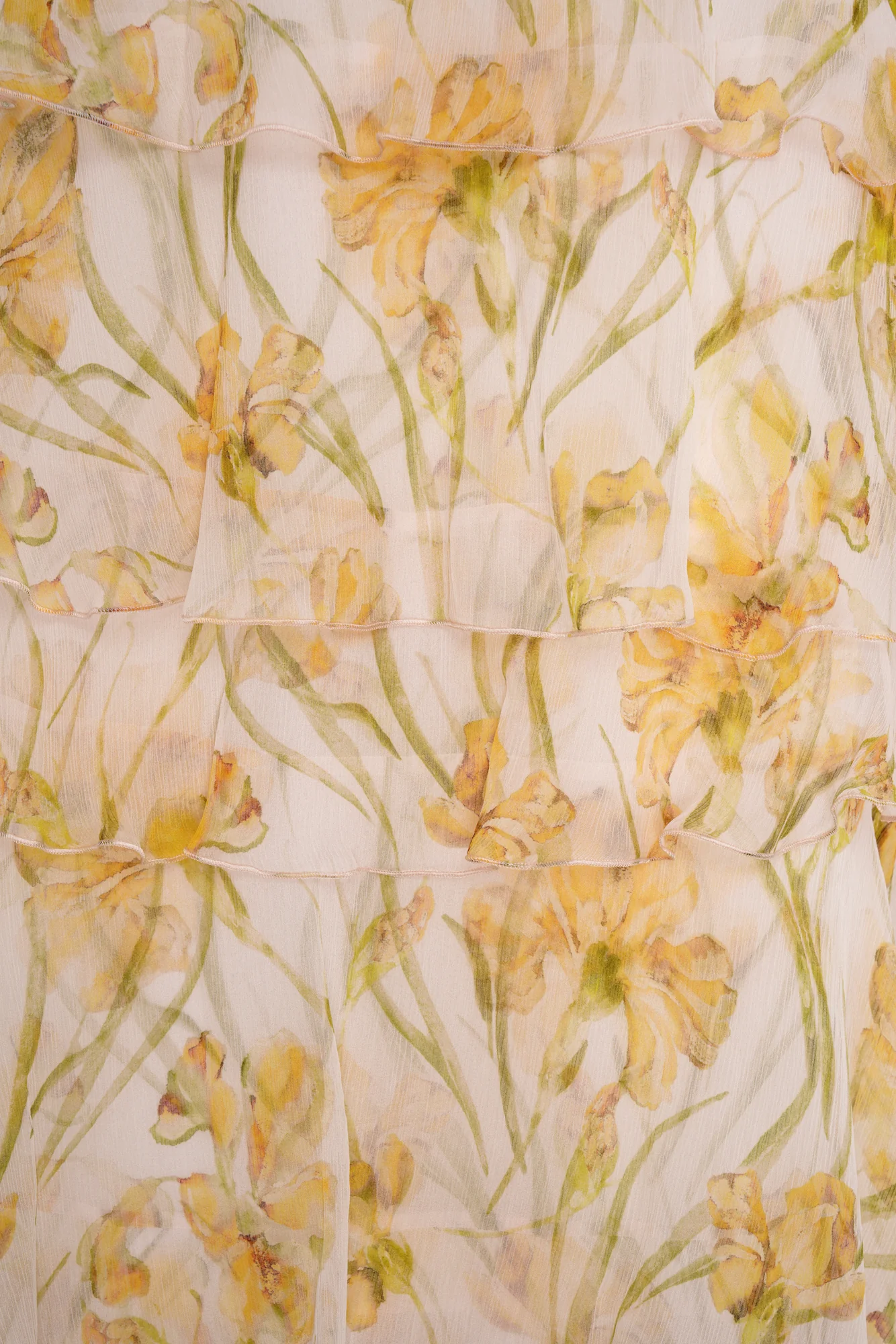 Ester Silk Dress - Yellow Iris - Image 3