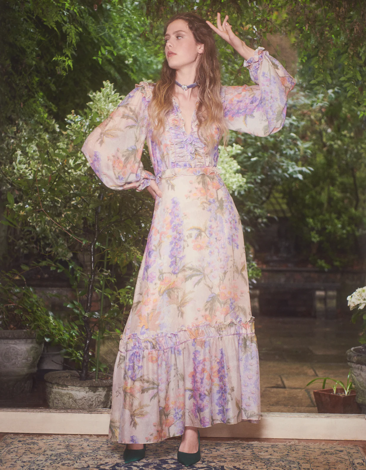 Eva Silk Dress - Image 5
