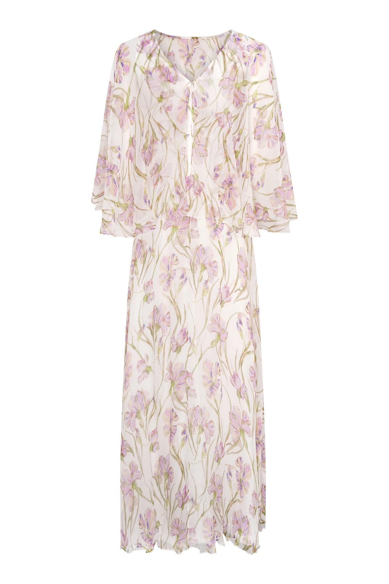 Fekla Silk Dress - Lilac Iris - Image 3
