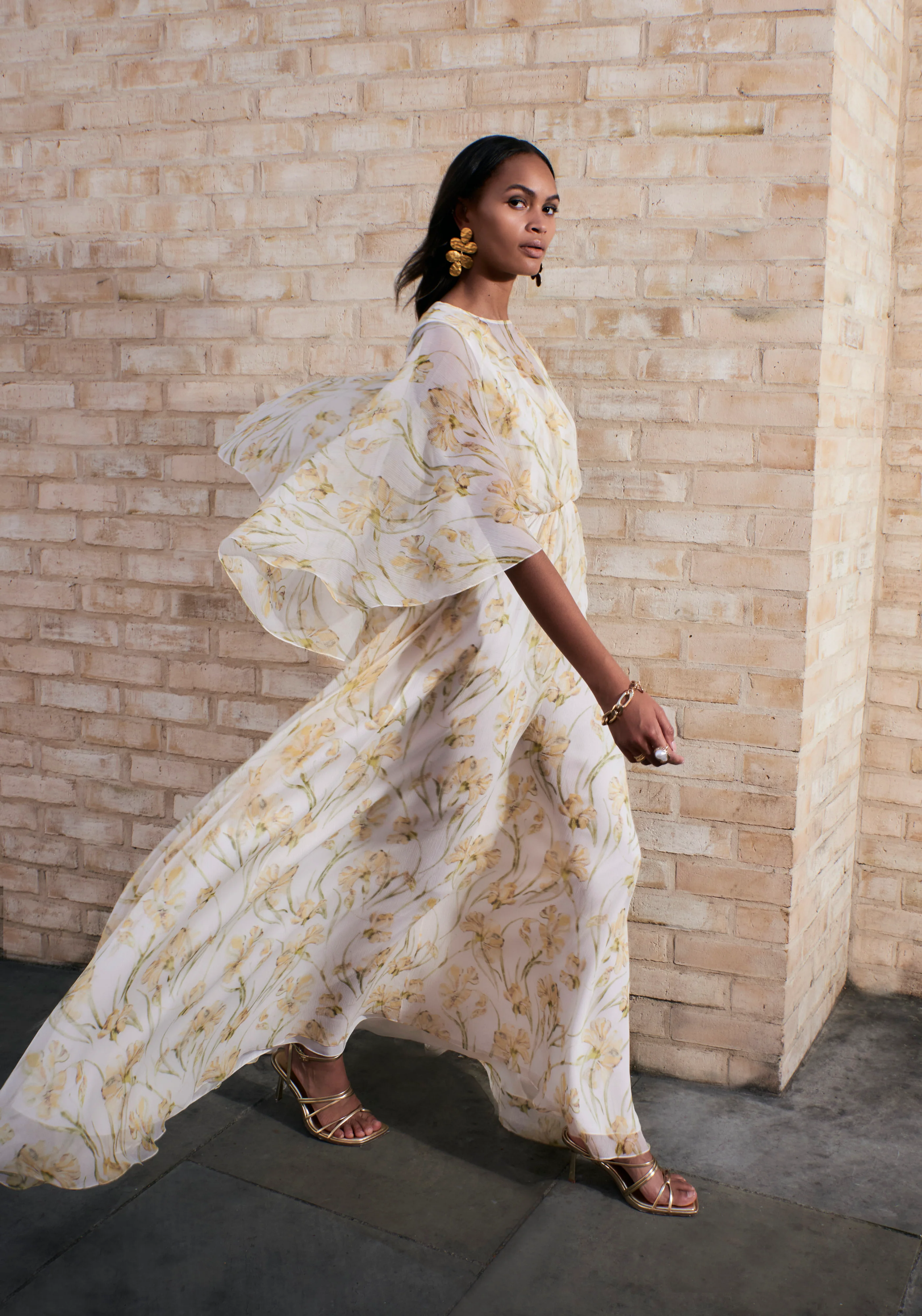 Fekla Silk Dress - Yellow Iris - Image 6