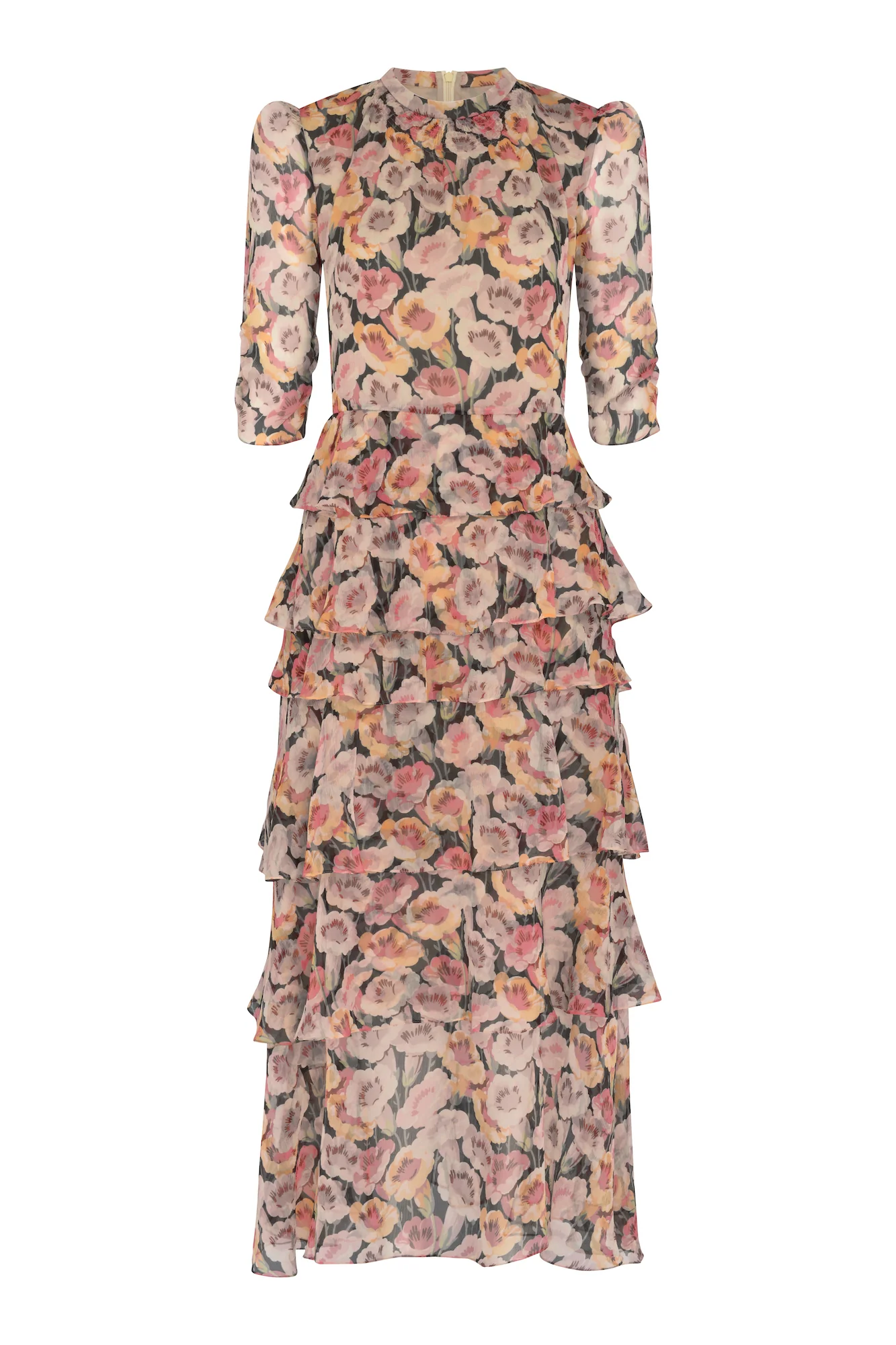 Hania Silk Dress - Petunia - Image 2