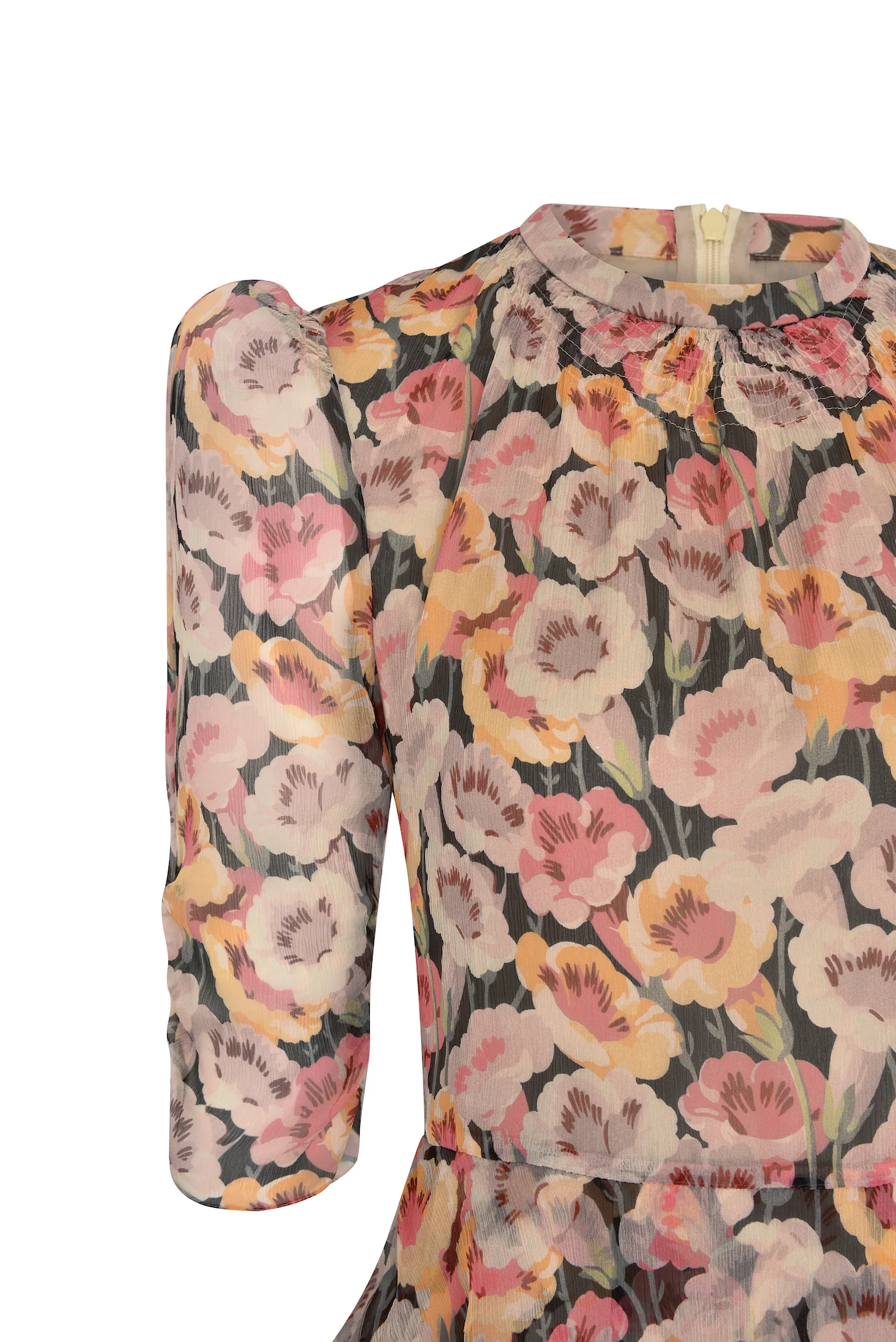 Hania Silk Dress - Petunia - Image 3