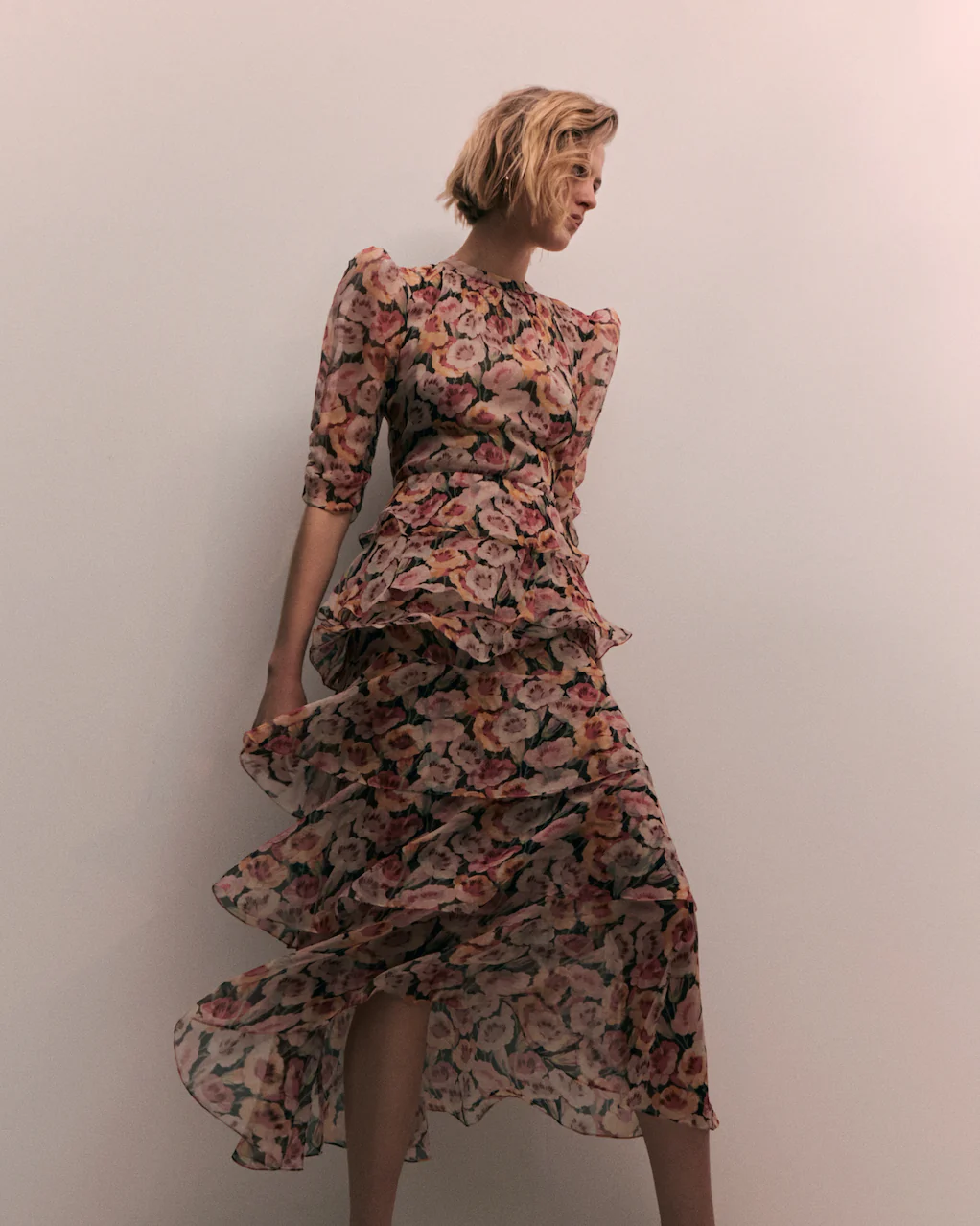 Hania Silk Dress - Petunia - Image 5