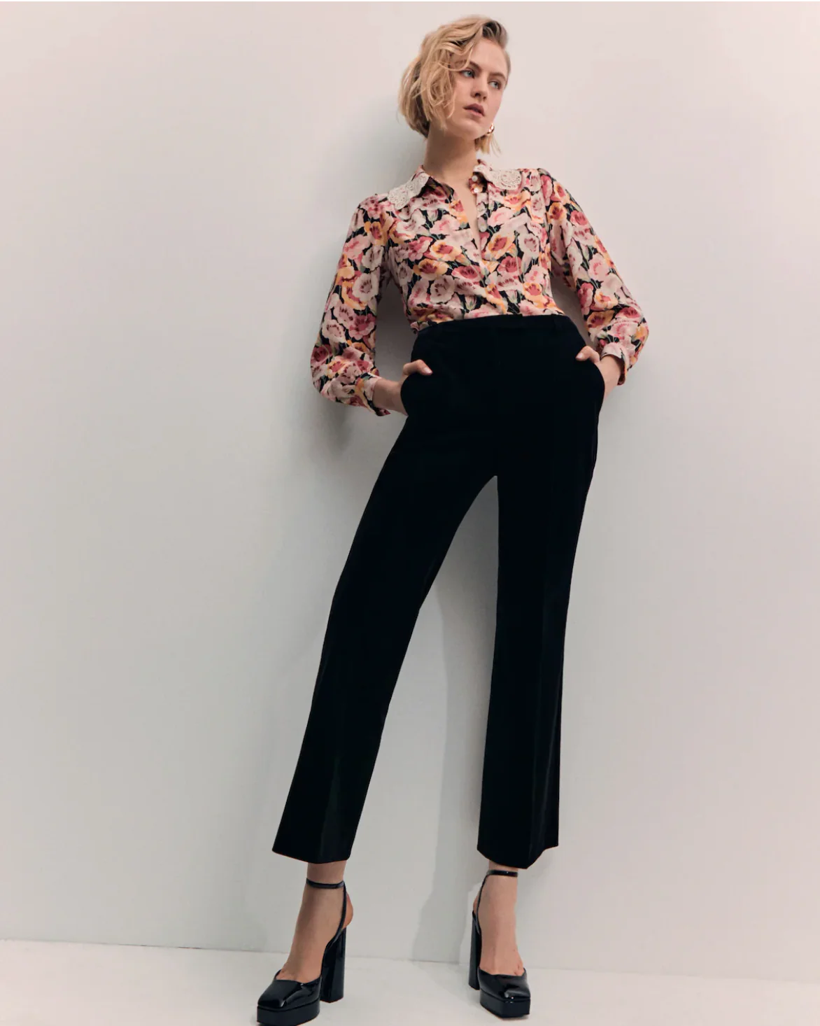 Irina Silk Cotton Blouse - Image 5