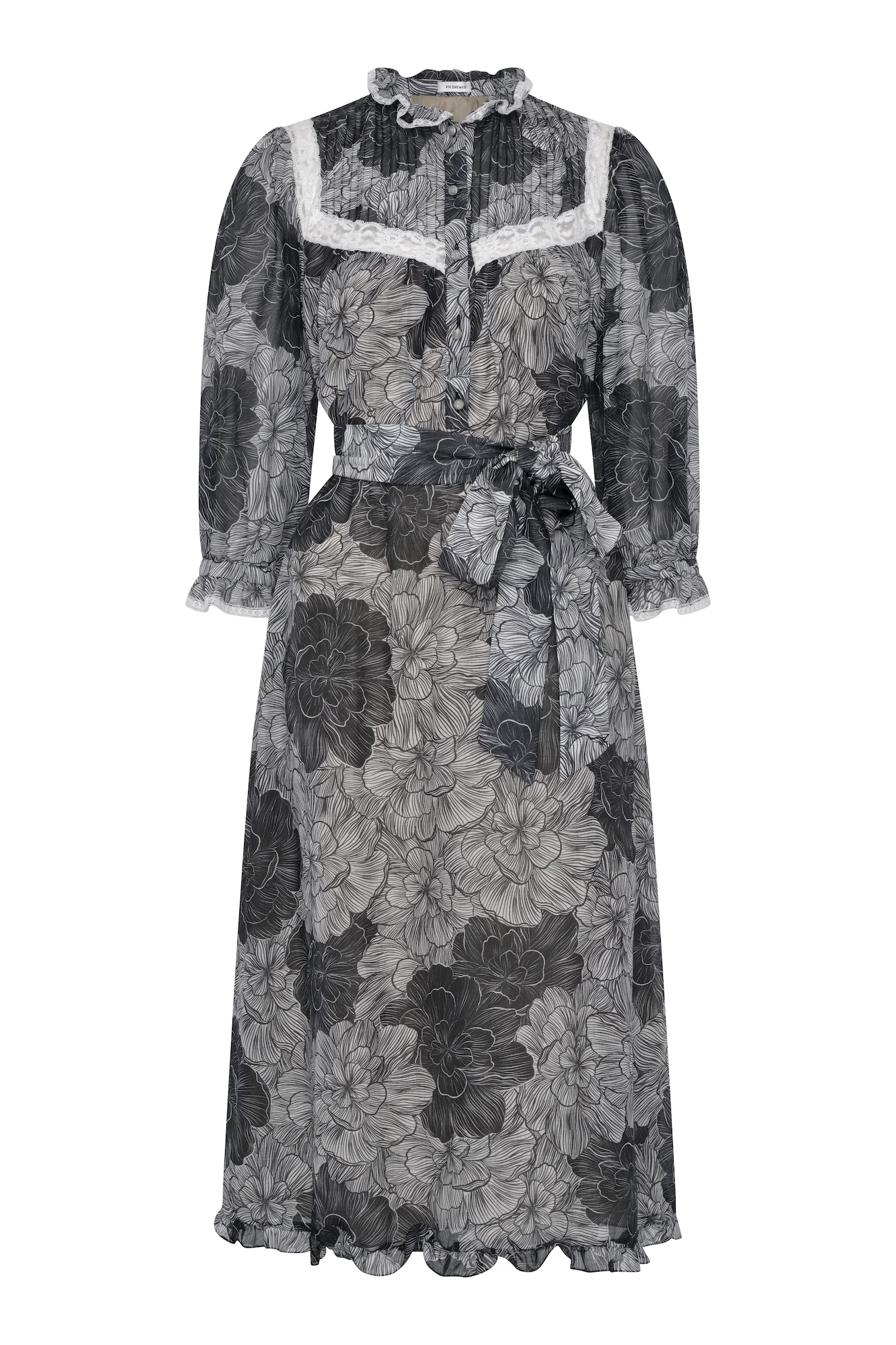 Ivette Cotton Silk Dress - Image 3