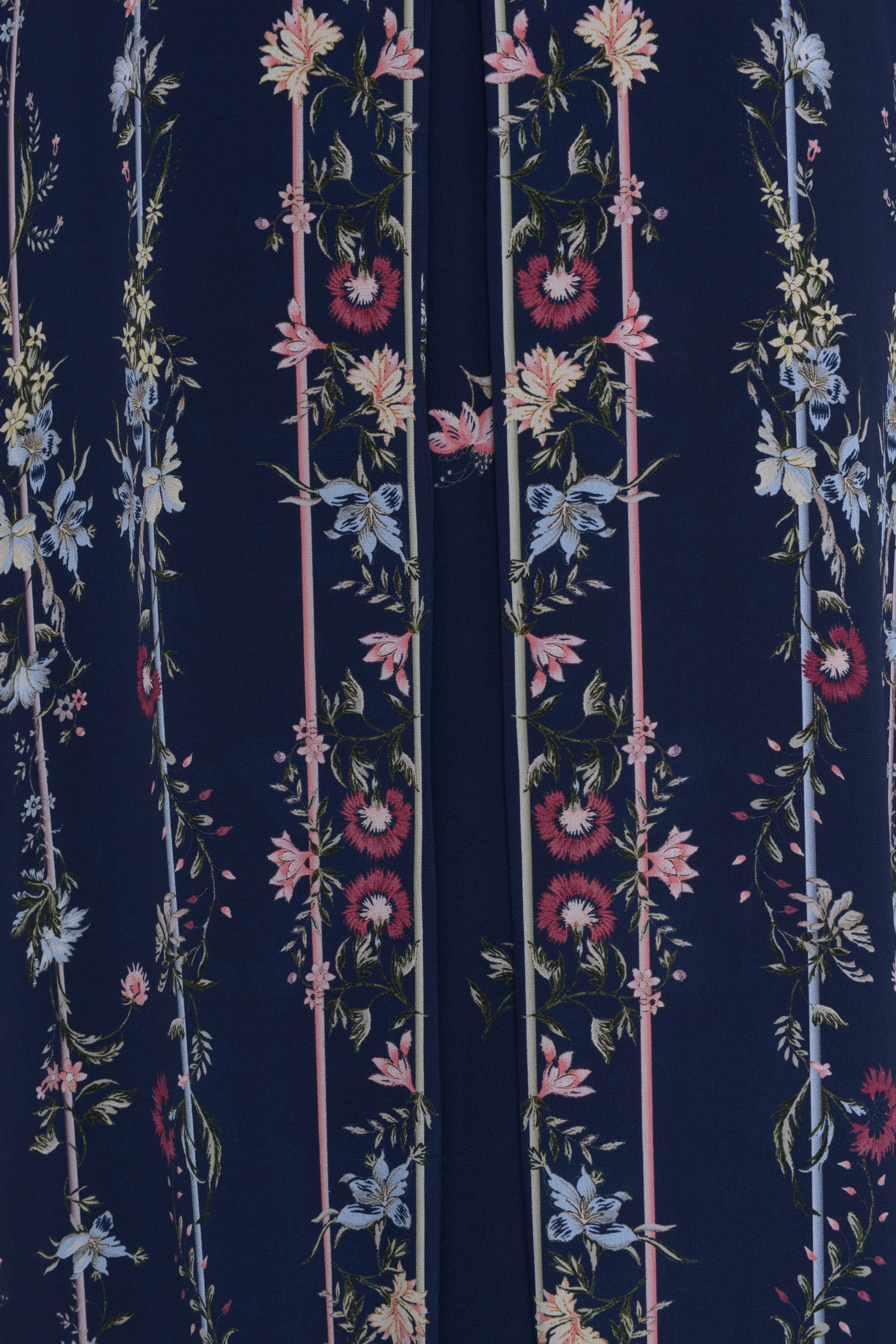 Julia Silk Dress - Navy - Image 5