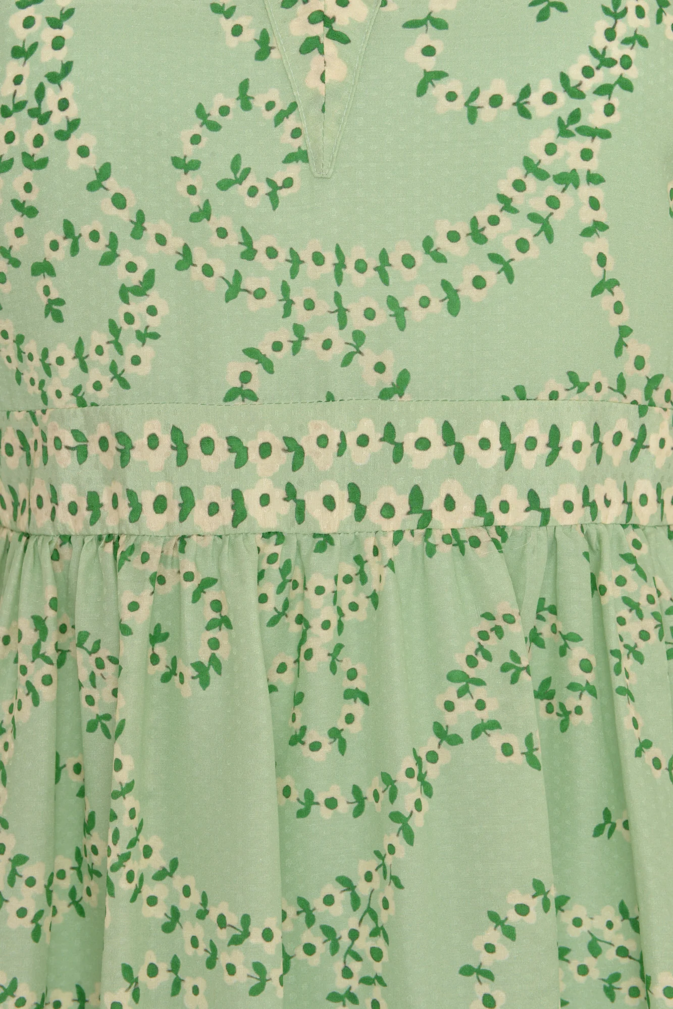 Kalina Cotton Silk Dress Green - Image 4