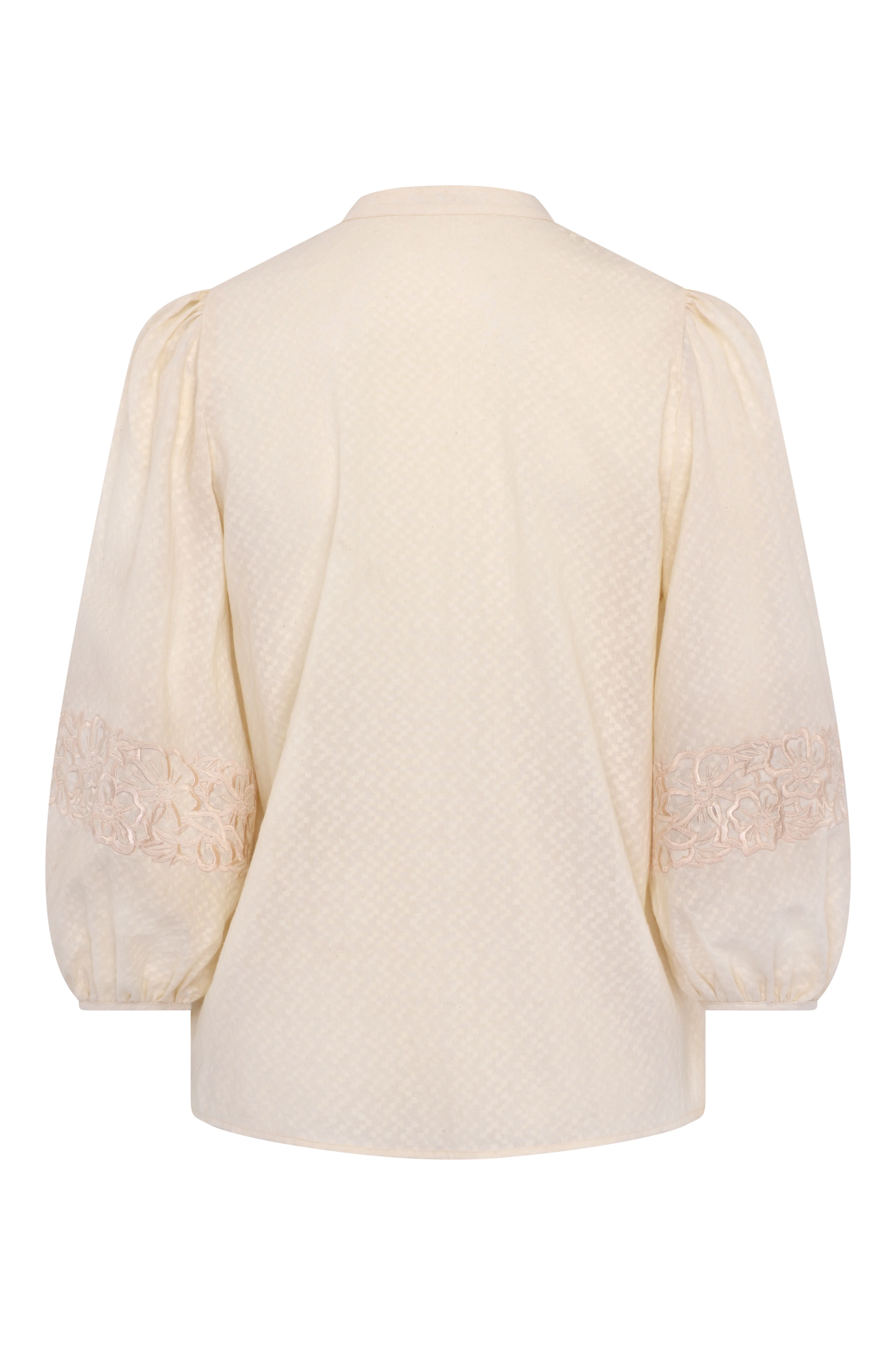 Kira Cotton Jacquard Blouse - Image 3
