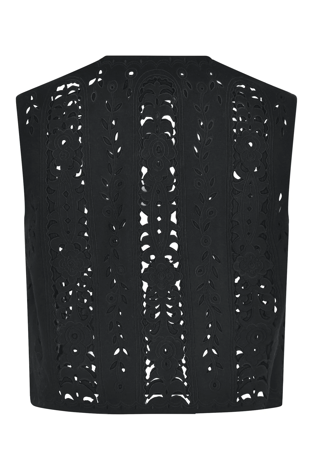 Lia Wool Waistcoat - Black - Image 3