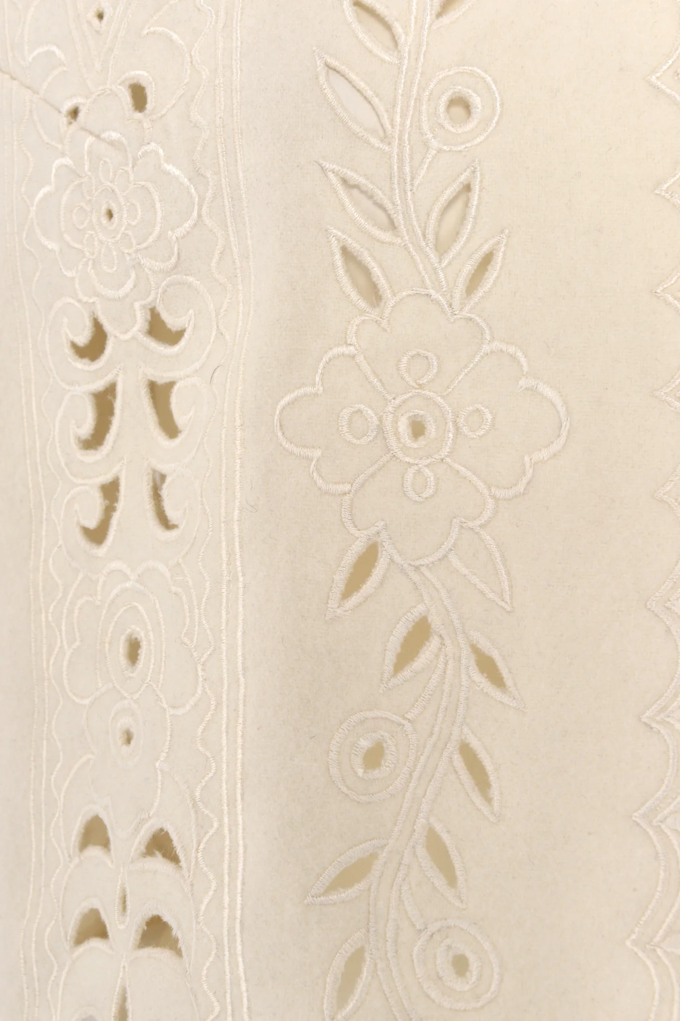 Lia Wool Waistcoat - Ivory - Image 3