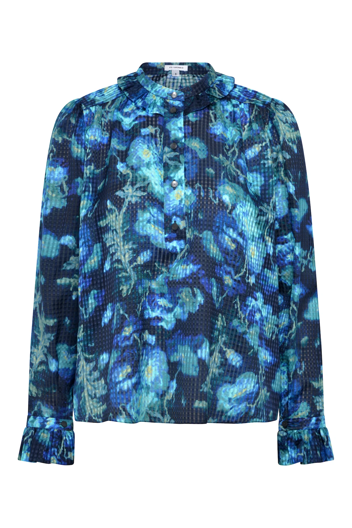 Liza Silk Blouse - Midnight - Image 2