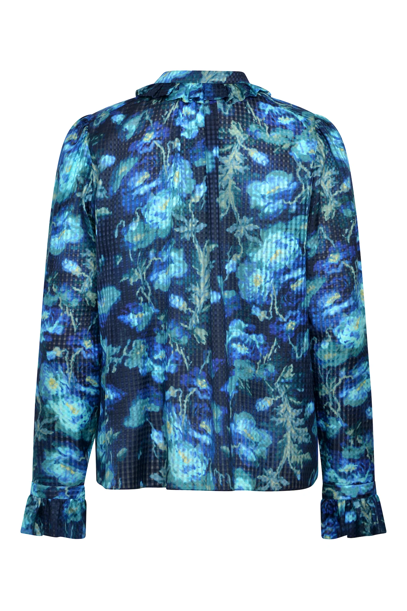 Liza Silk Blouse - Midnight - Image 3
