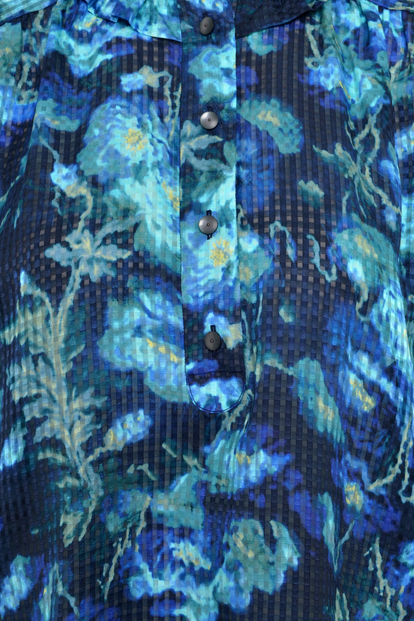 Liza Silk Blouse - Midnight - Image 4