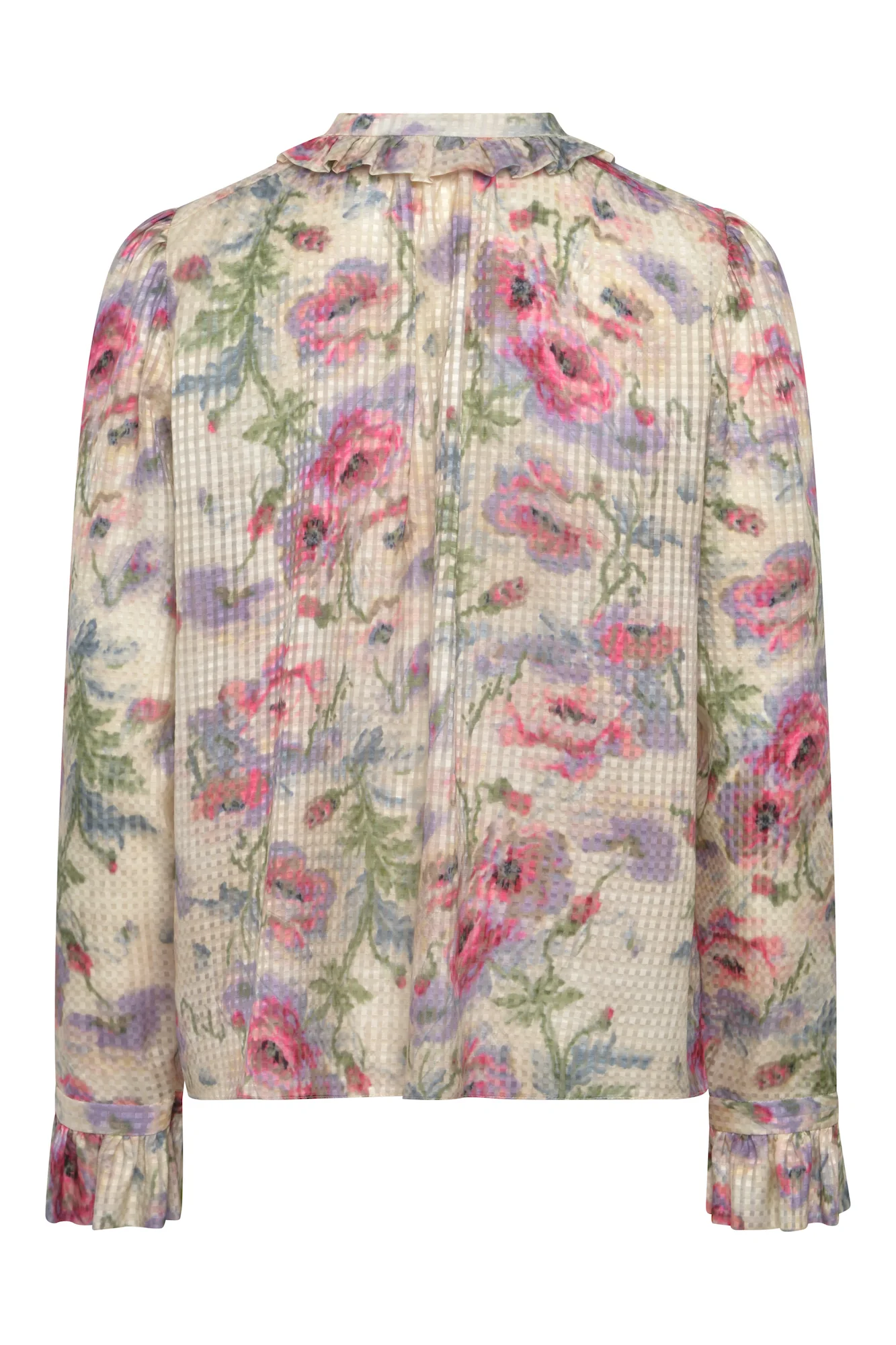 Liza Silk Blouse - Blush Pink - Image 3