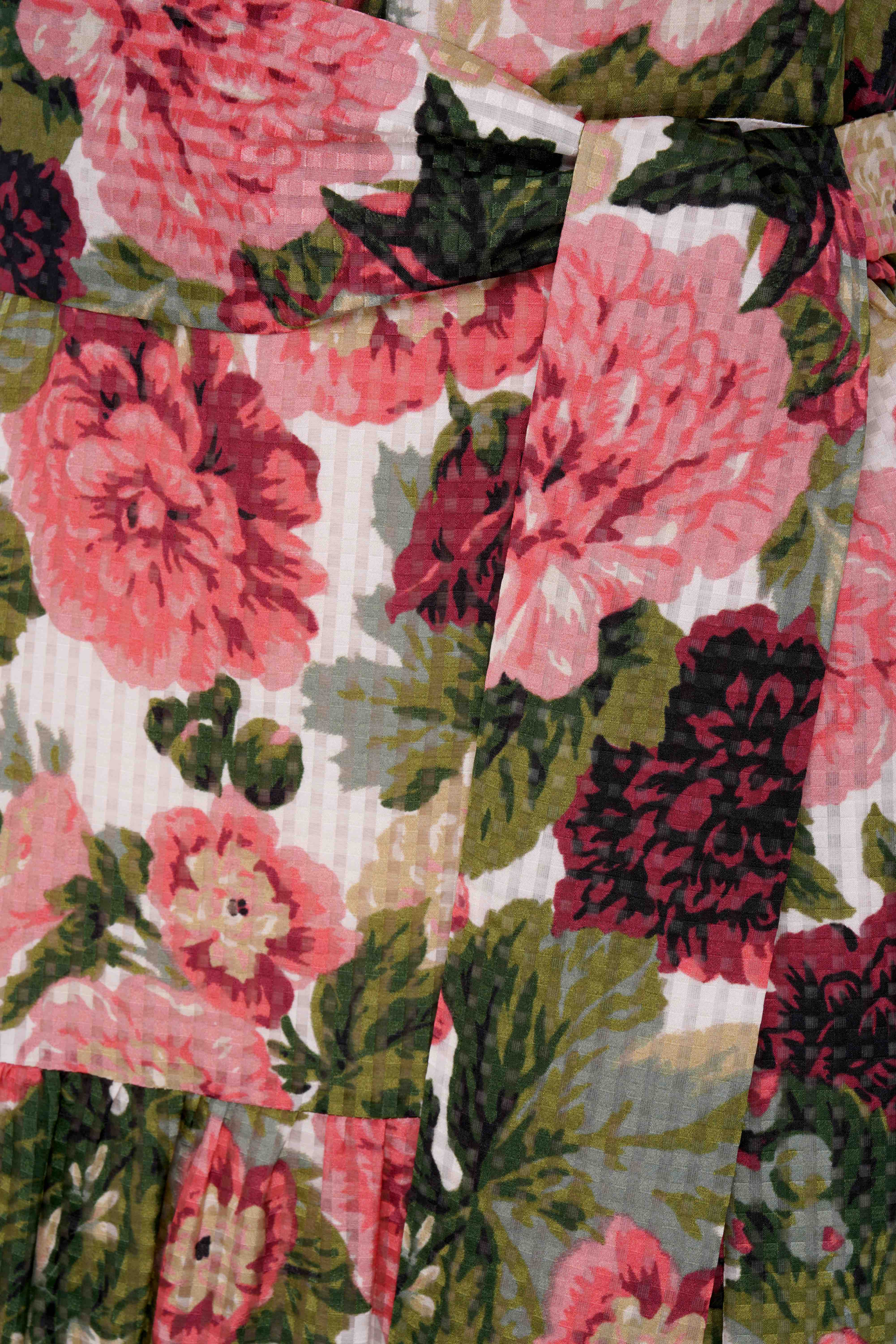 Lubava Silk Cotton Dress - Red Peony - Image 4