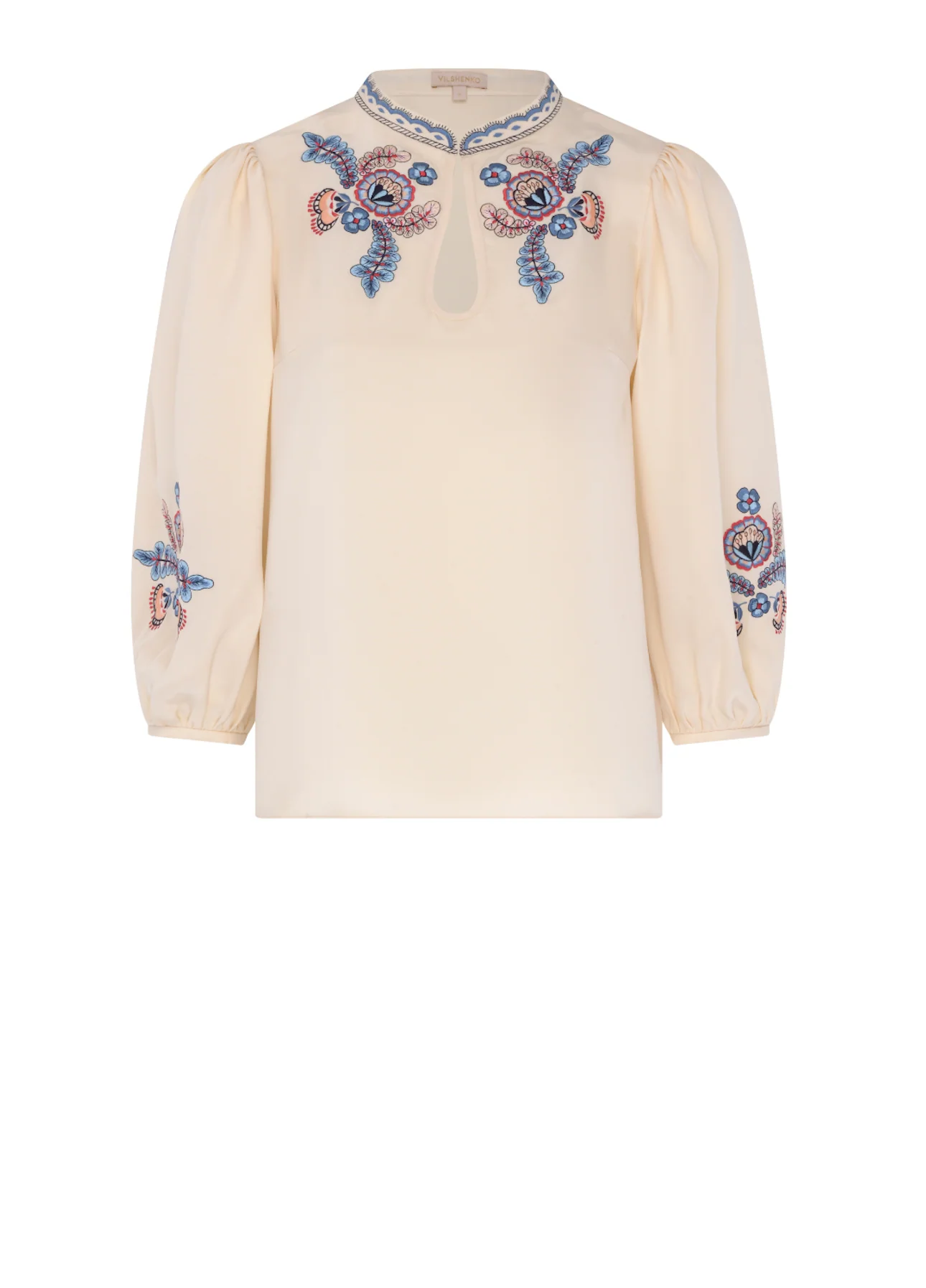 Lyra Silk Blouse - Ivory