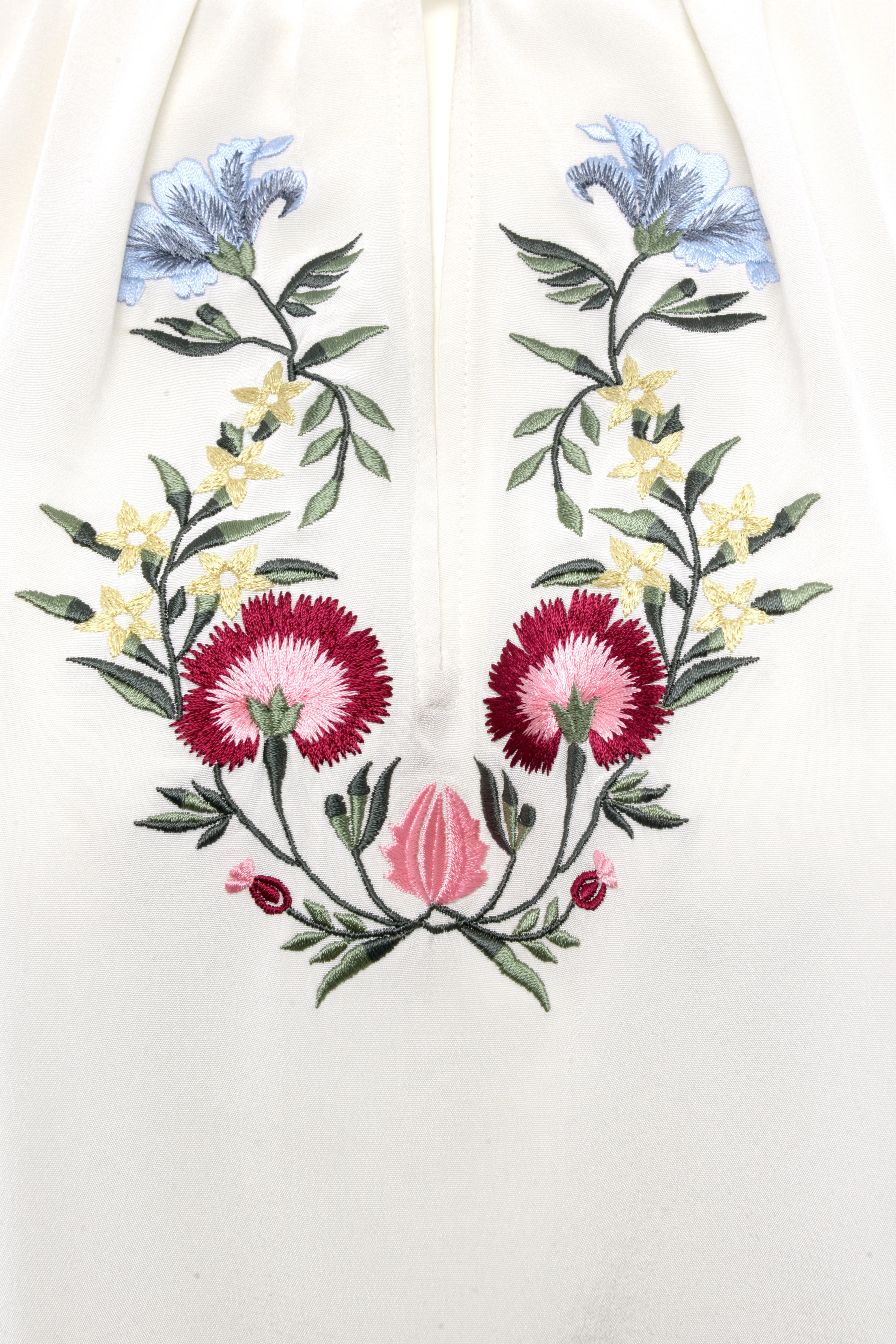 Margarita Silk Blouse - Cream - Image 5