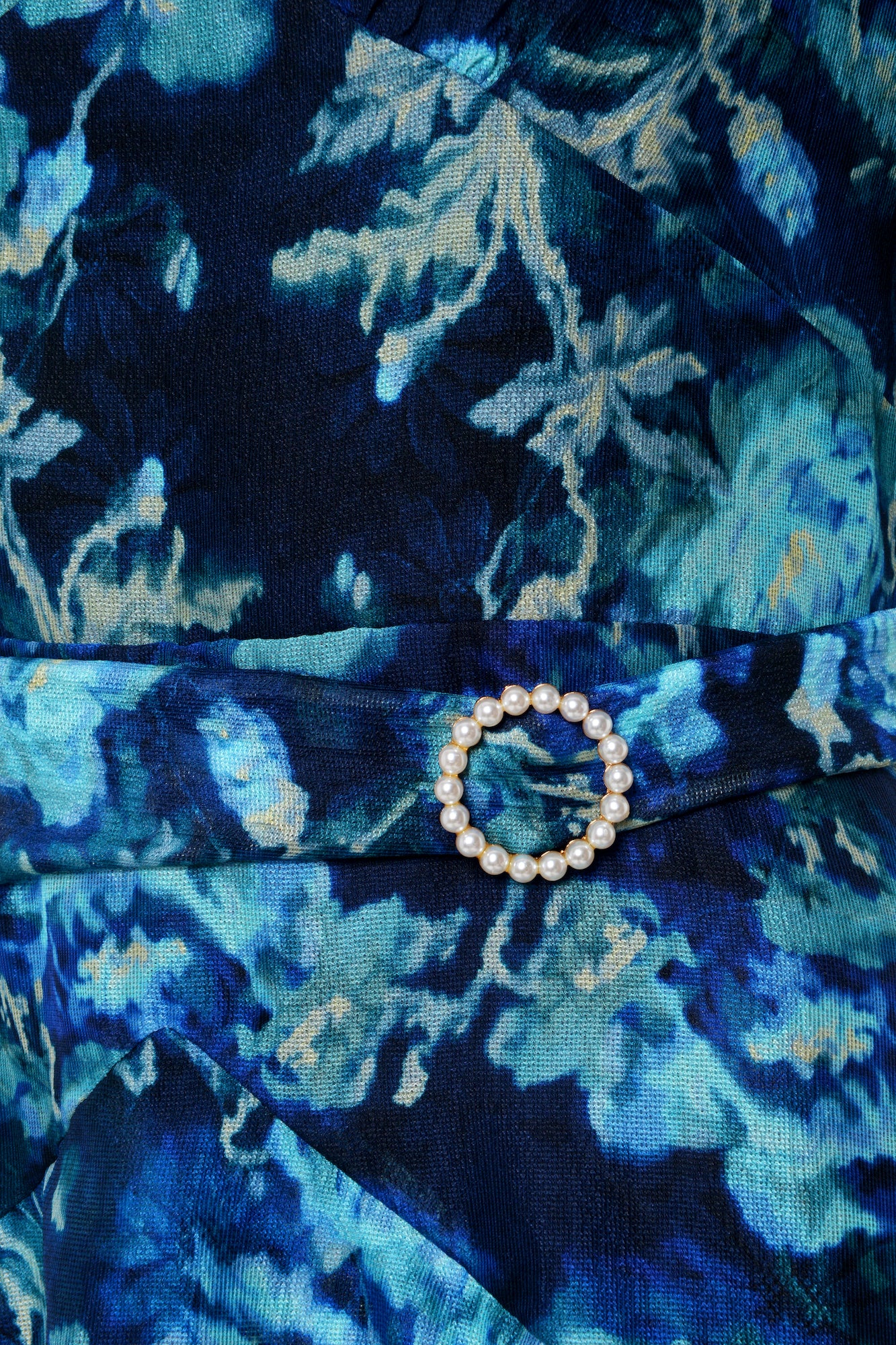 Myrene Silk Dress - Midnight - Image 4