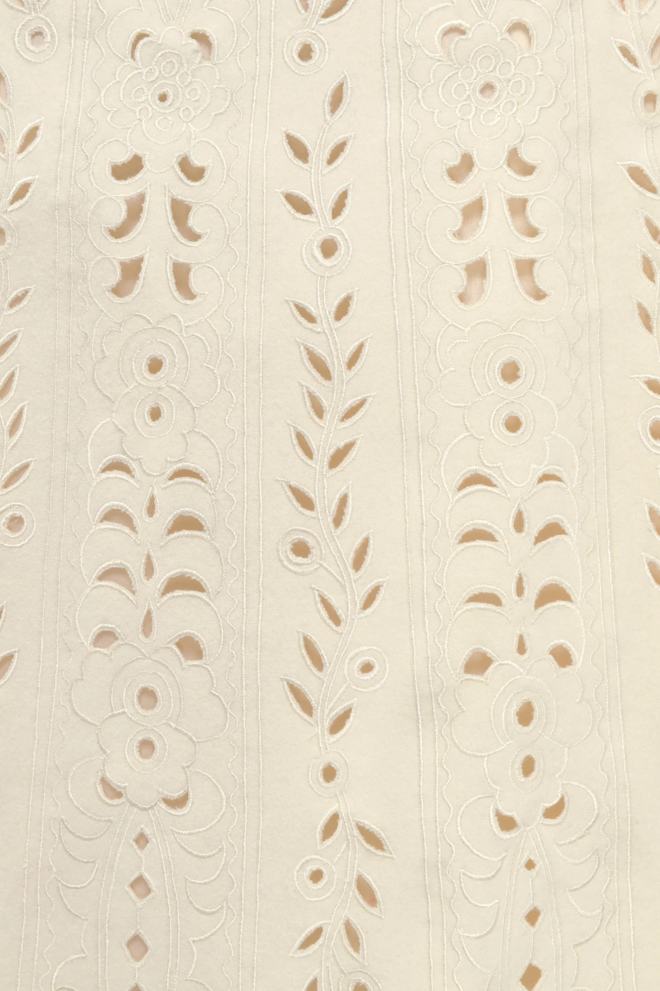 Nadia Wool Midi Skirt - Ivory - Image 4