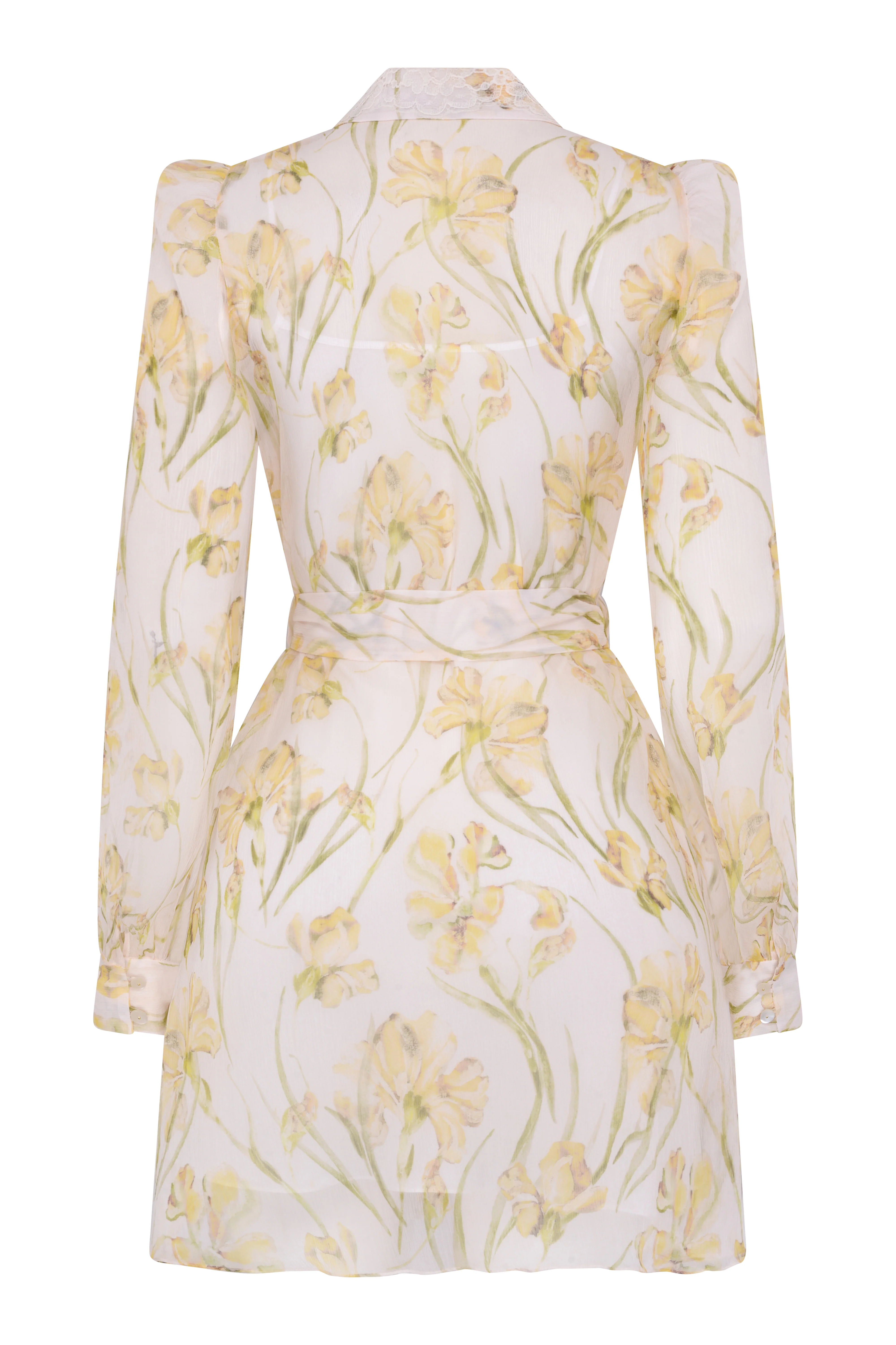 Selena Mini Dress-Iris Print - Image 3