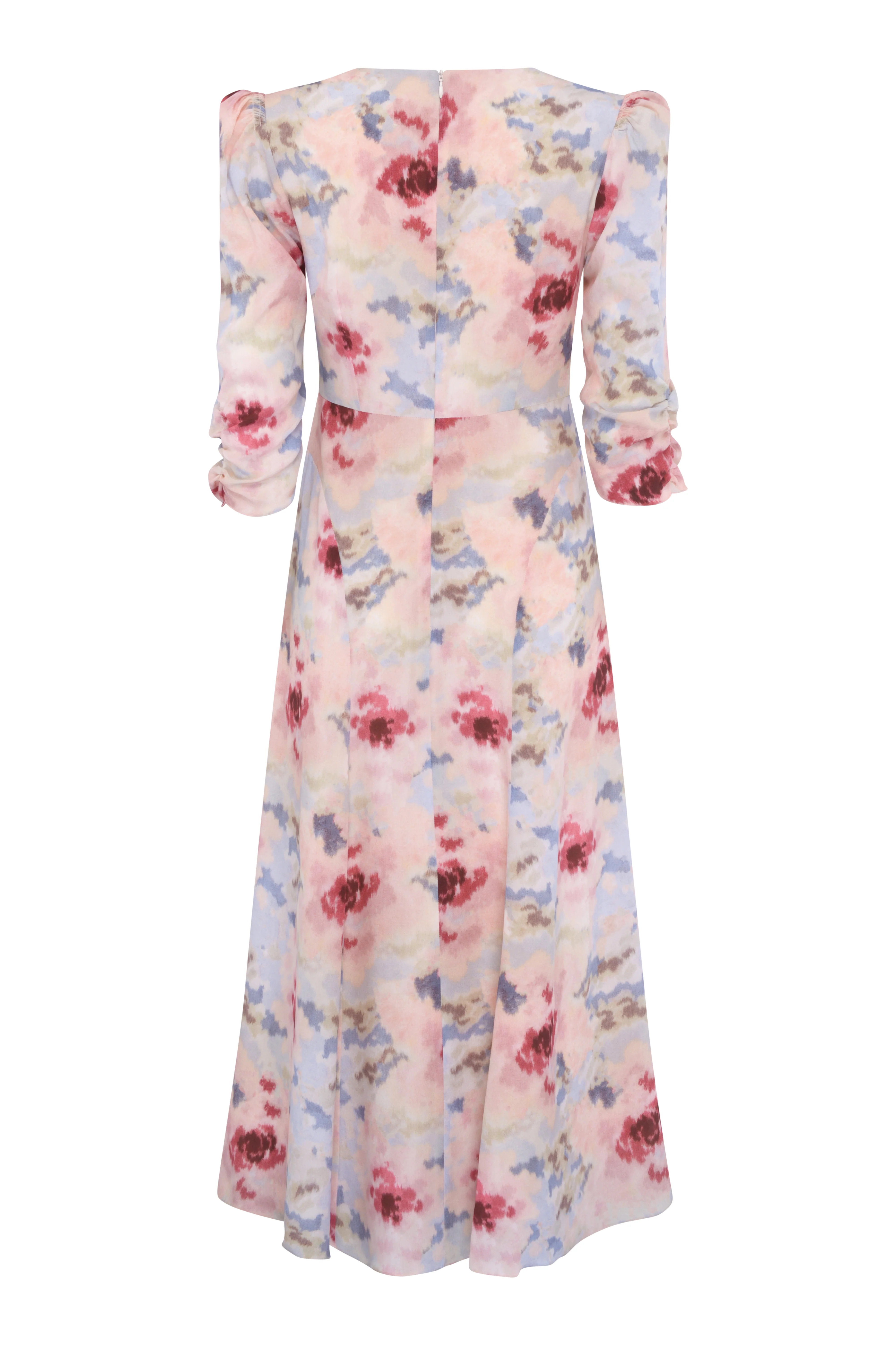 Tamara Silk Dress - Cloud Print - Image 3
