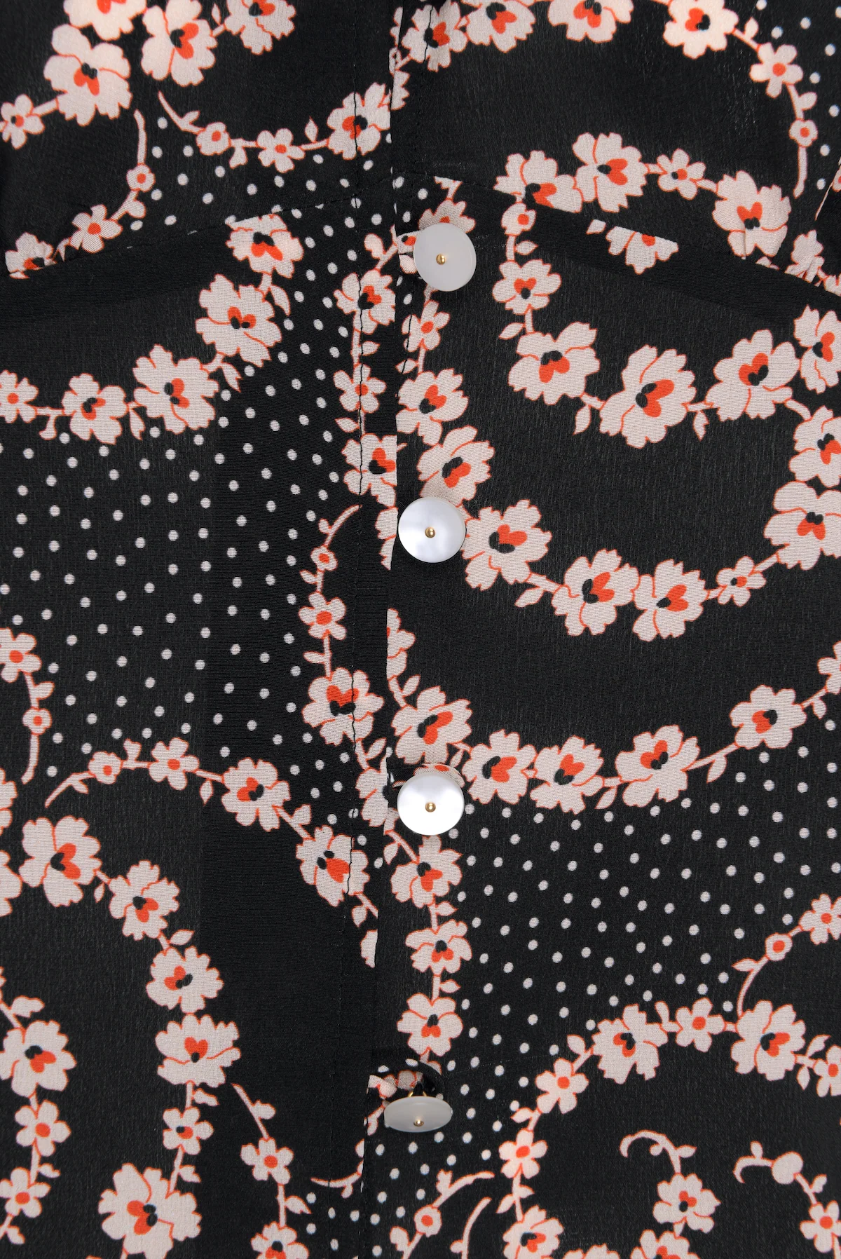 Tanya Silk Blouse - Black - Image 3