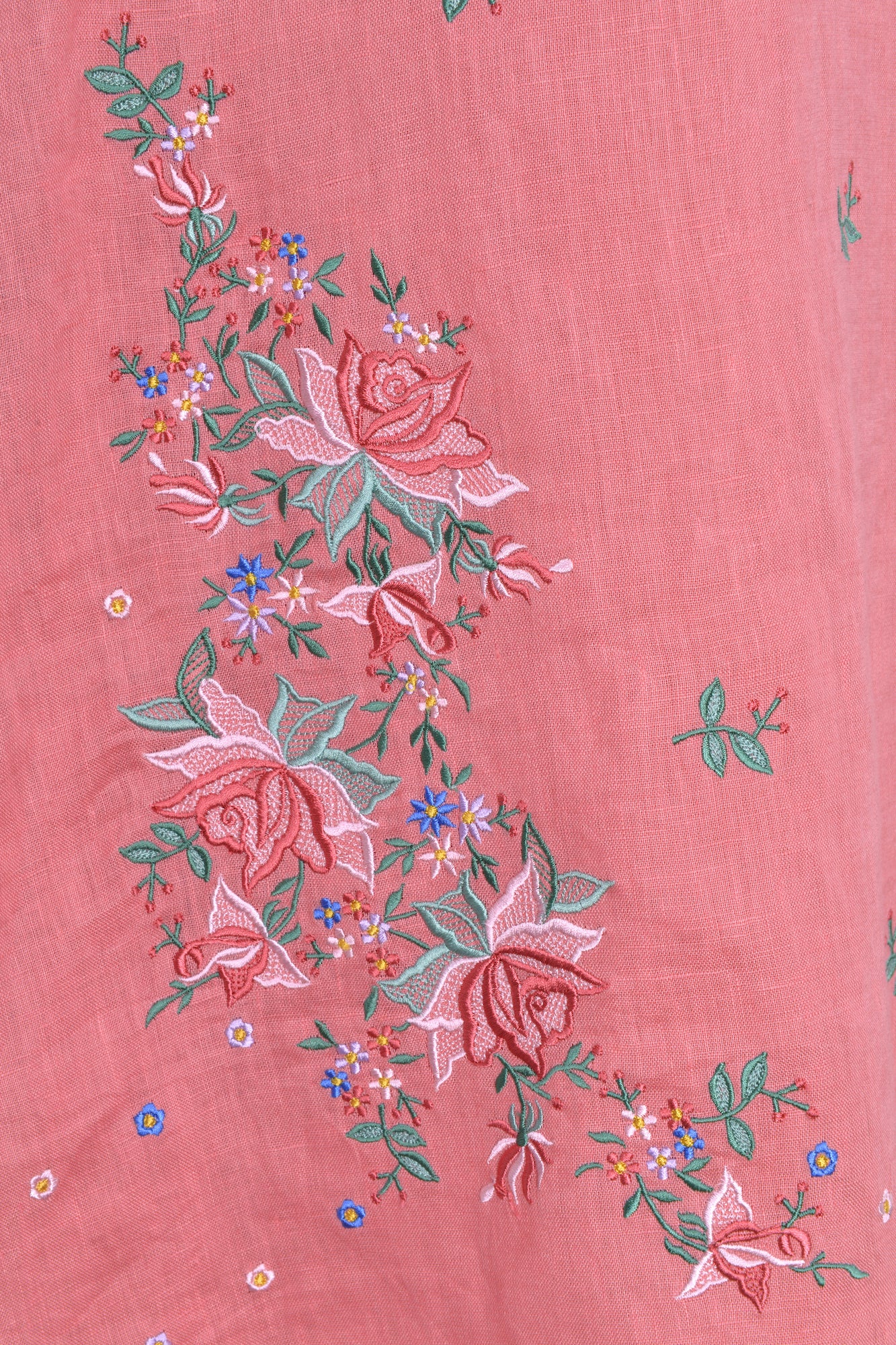 Vega Linen Dress - Pink - Image 3