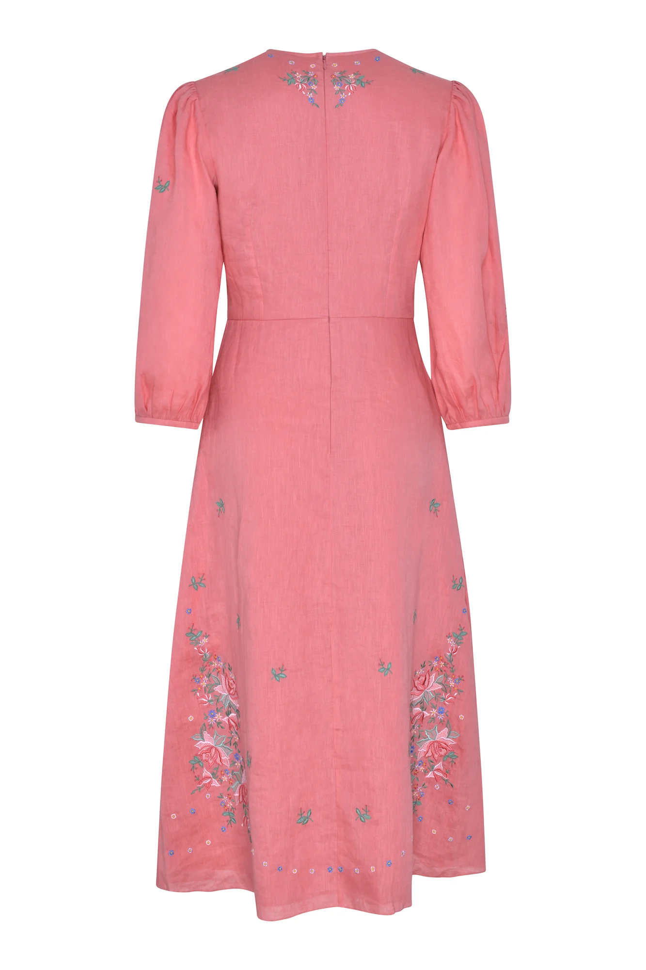 Vega Linen Dress - Pink - Image 4