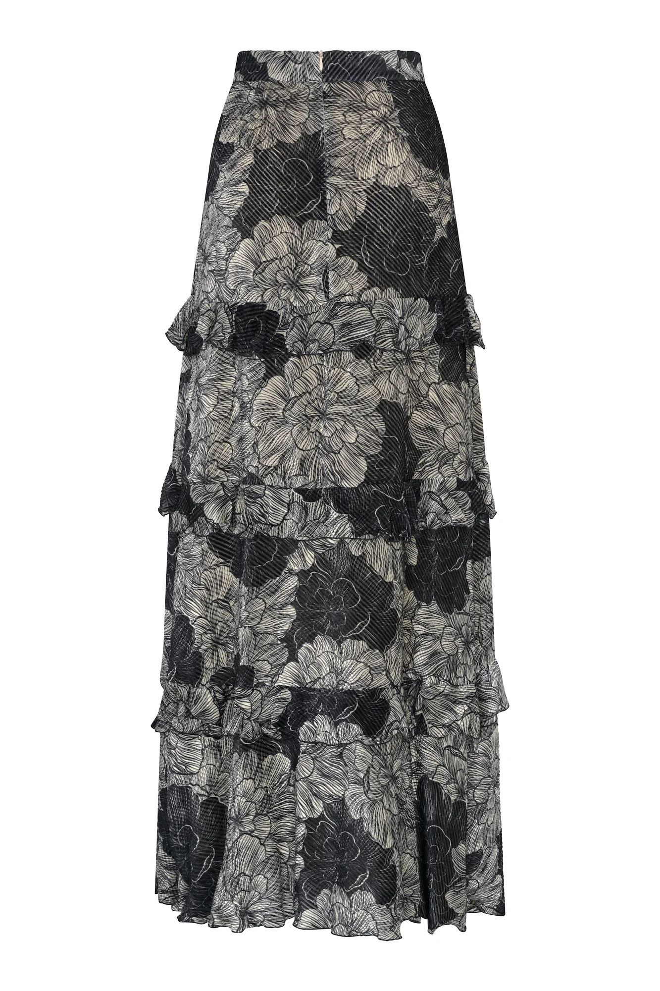 Vera Silk Blend Maxi Skirt - Image 3