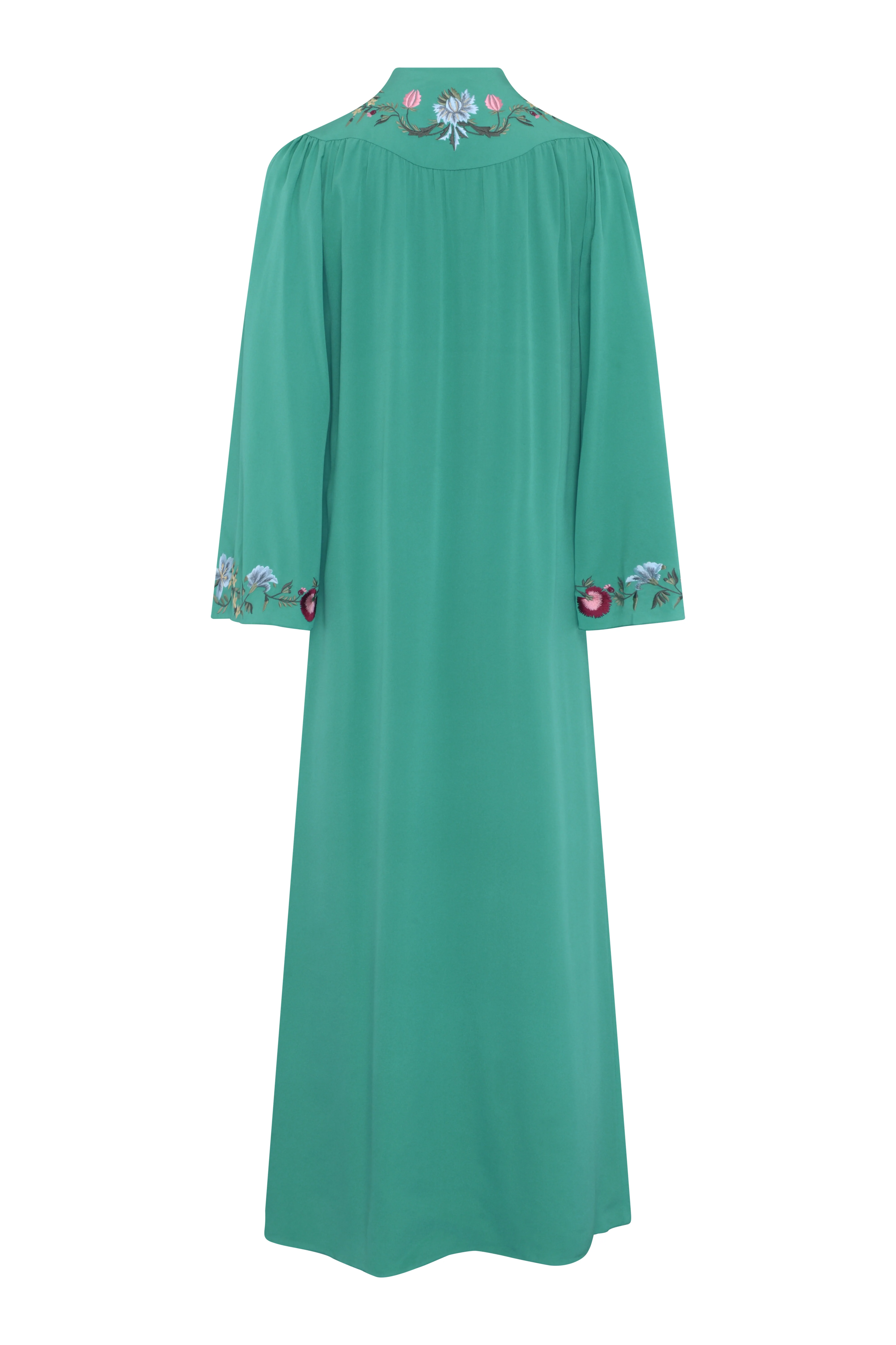 Zoya Silk Dress - Jade - Image 4